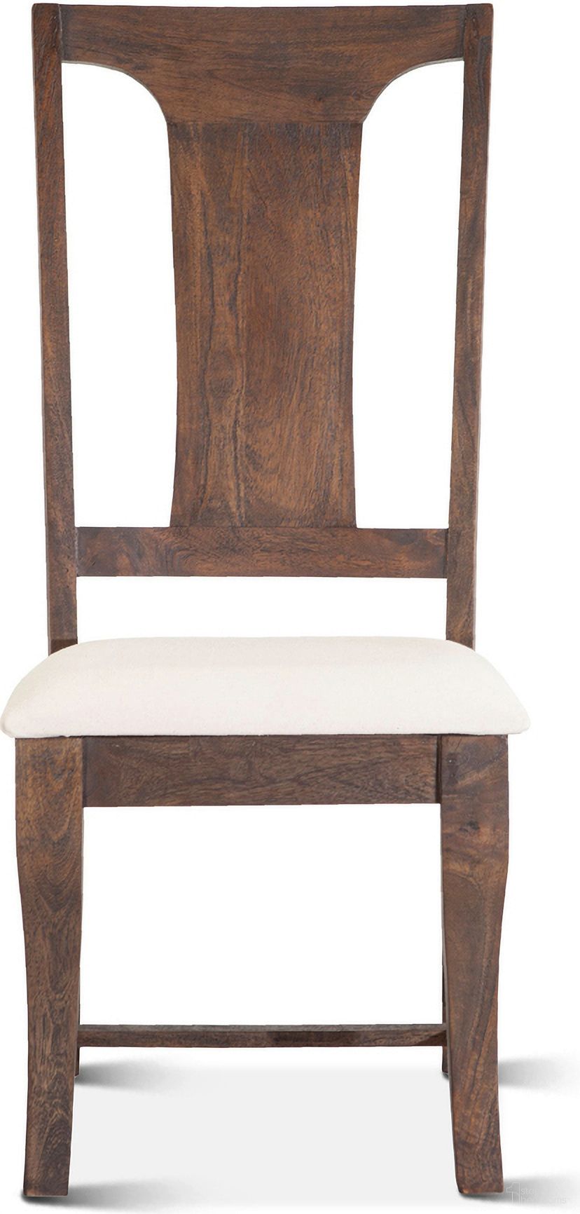 Toulon Upholstered Dining Chairs In Weathered Mango - Set of 2