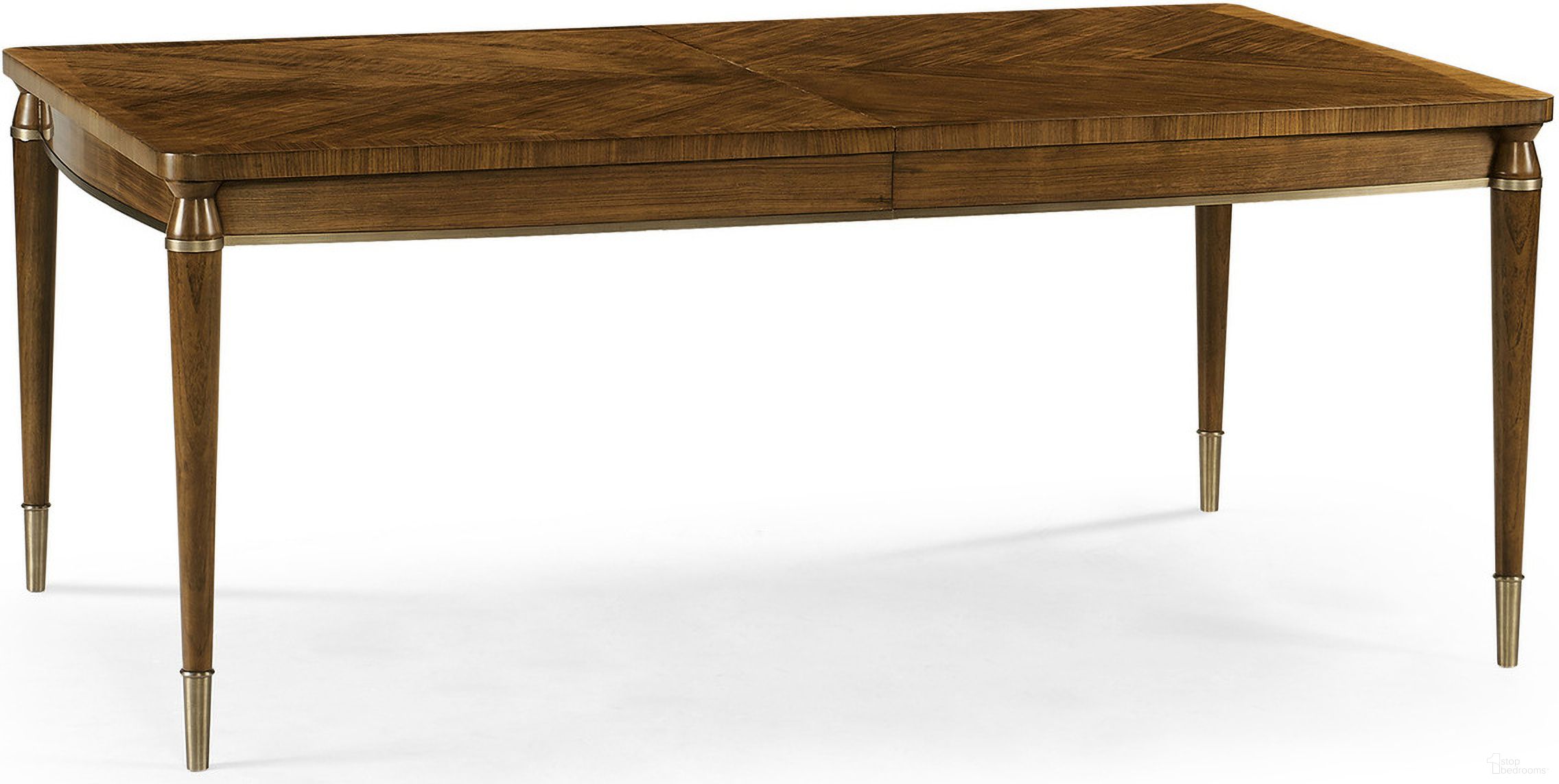 The appearance of Toulouse Dining Table In Walnut designed by Jonathan Charles in the transitional interior design. This walnut piece of furniture was selected by 1StopBedrooms from Toulouse Collection to add a touch of cosiness and style into your home. Sku: 500348-120L-WTL. Table Base Style: Legs. Material: Wood. Table Top Shape: Rectangular. Size: 42" x 120".