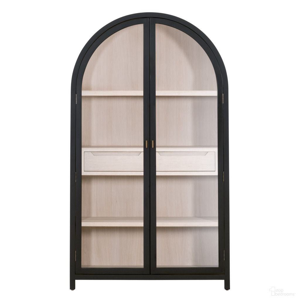 The appearance of Bella Antique Toulouse Display Cabinet In Natural Oak and Black designed by Essentials For Living in the transitional interior design. This natural oak/black piece of furniture was selected by 1StopBedrooms from Bella Antique Collection to add a touch of cosiness and style into your home. Sku: 8110.BLK-BIR/NO. Material: Birch Wood.