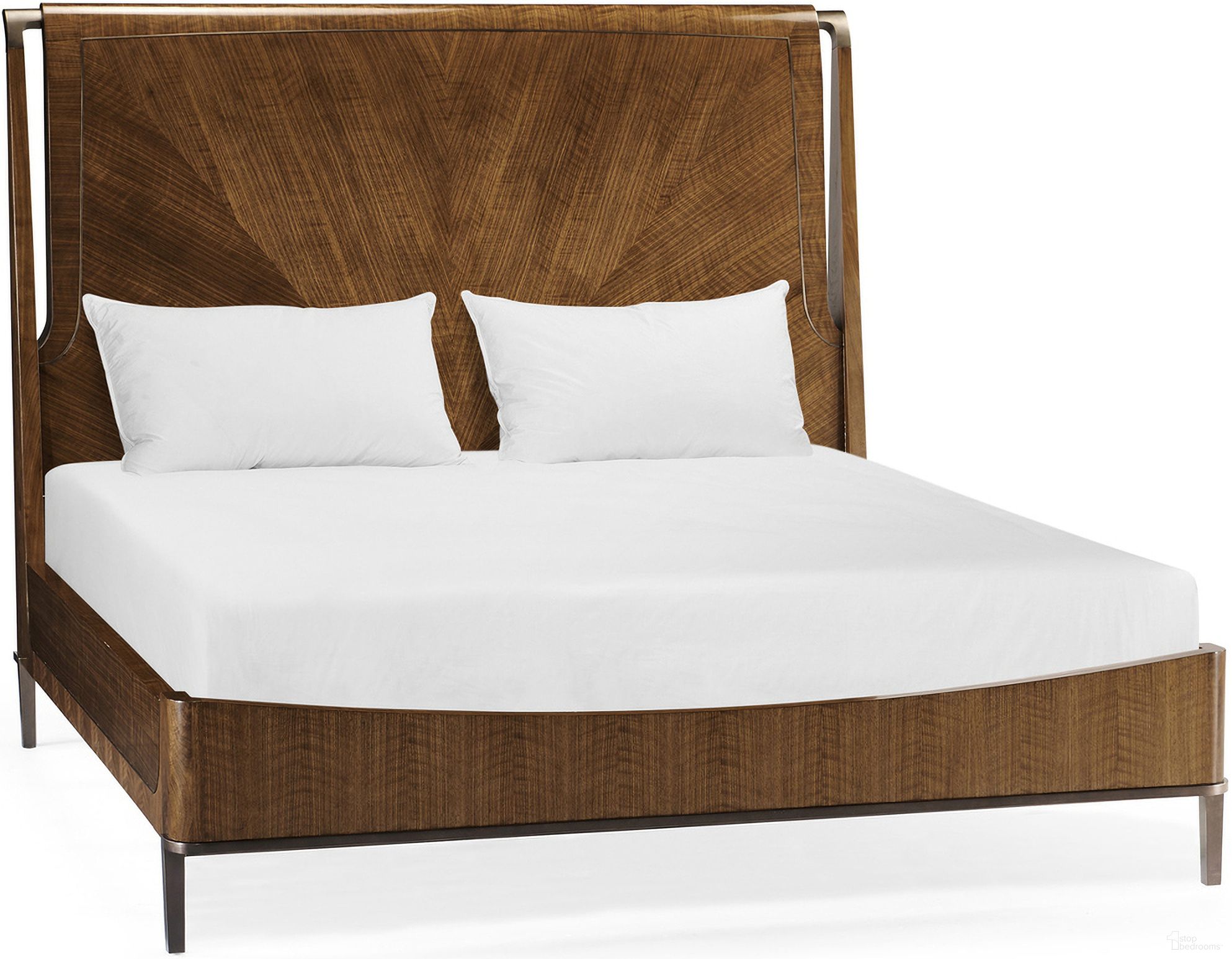The appearance of Toulouse King Panel Bed In Walnut designed by Jonathan Charles in the transitional interior design. This walnut piece of furniture  was selected by 1StopBedrooms from Toulouse Collection to add a touch of cosiness and style into your home. Sku: 500353-USK-WTL. Bed Type: Panel Bed. Material: Wood. Bed Size: King.