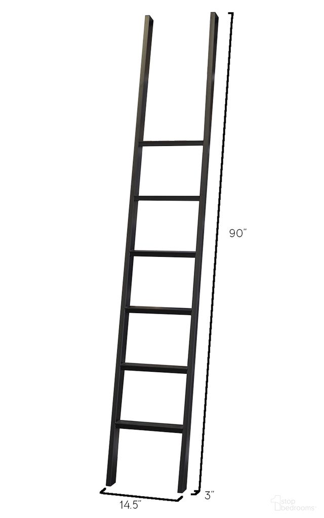 The appearance of Toulouse Metal Ladder In Black designed by Martin Furniture in the modern / contemporary interior design. This black piece of furniture was selected by 1StopBedrooms from Toulouse Collection to add a touch of cosiness and style into your home. Sku: IMTE402. Material: Solid Hardwood.