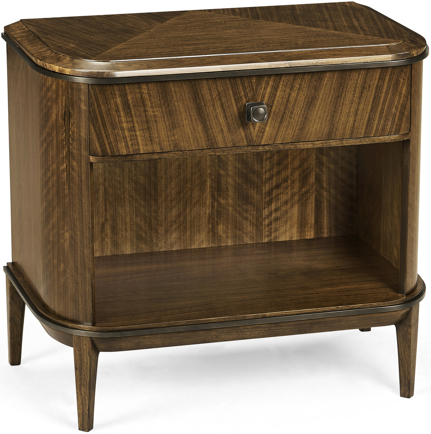 Toulouse Nightstand In Walnut by Jonathan Charles 1StopBedrooms