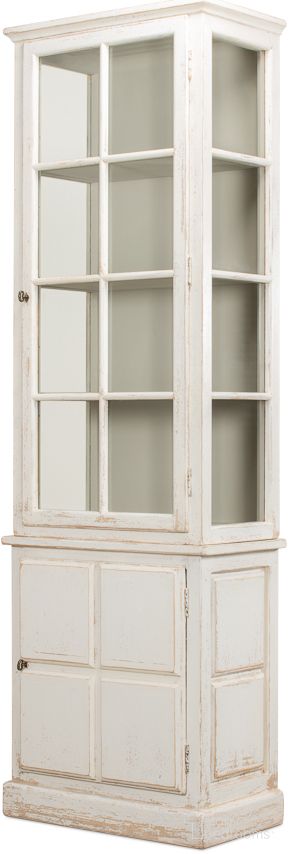 Tower Ivory Bookcase