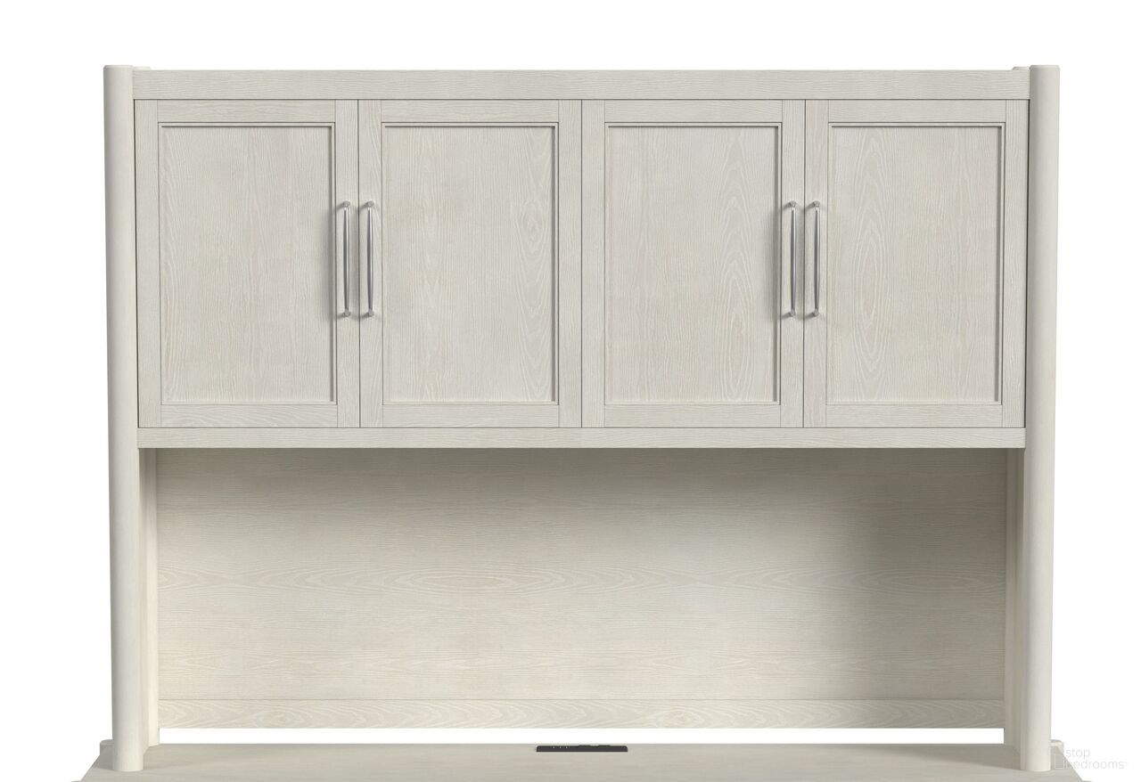 The appearance of Towne Modern Wood Hutch With Doors In White designed by Martin Furniture in the modern / contemporary interior design. This white piece of furniture was selected by 1StopBedrooms from Towne Collection to add a touch of cosiness and style into your home. Sku: IMTO682. Material: Wood.