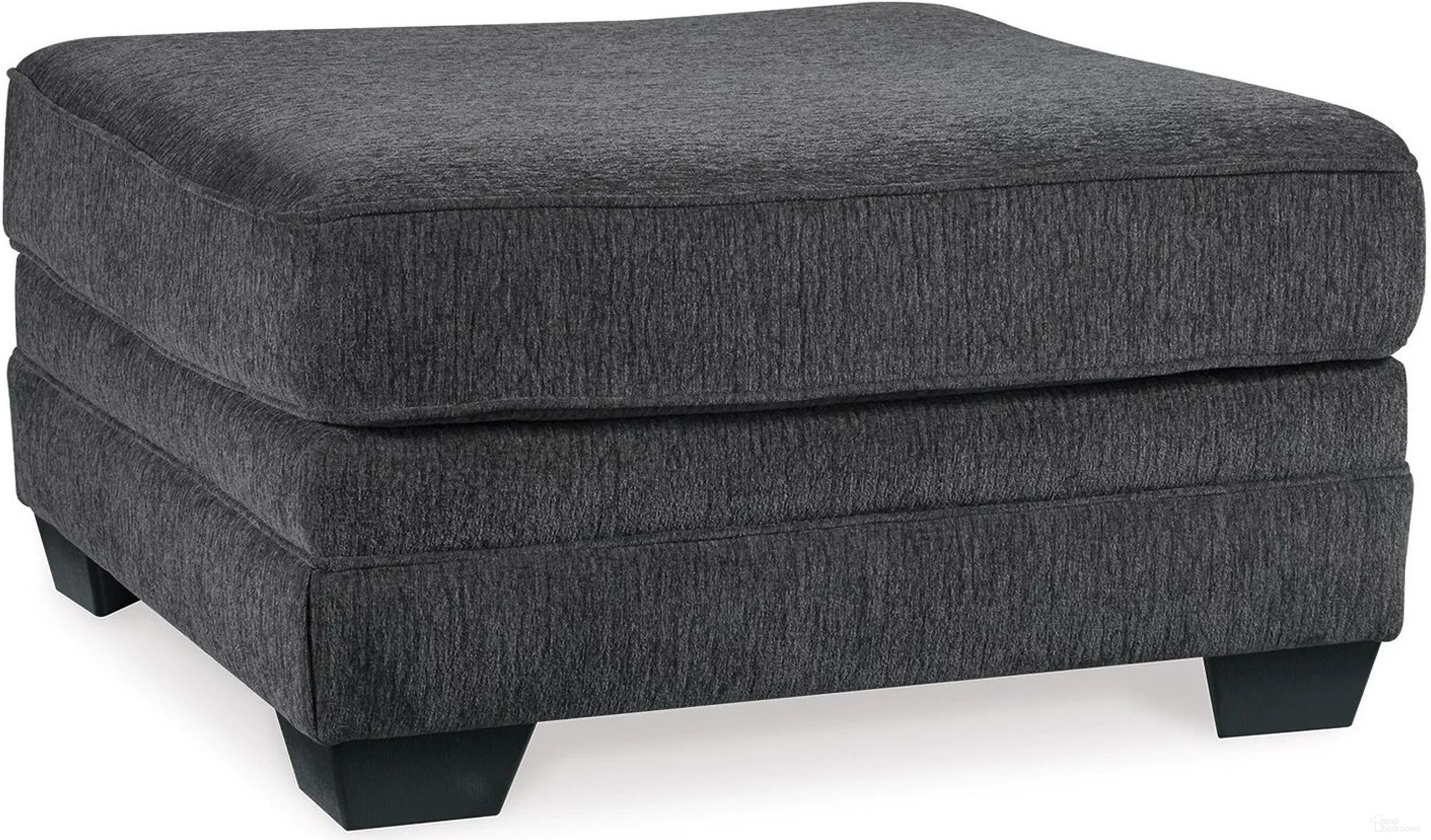 Tracling Oversized Ottoman In Slate