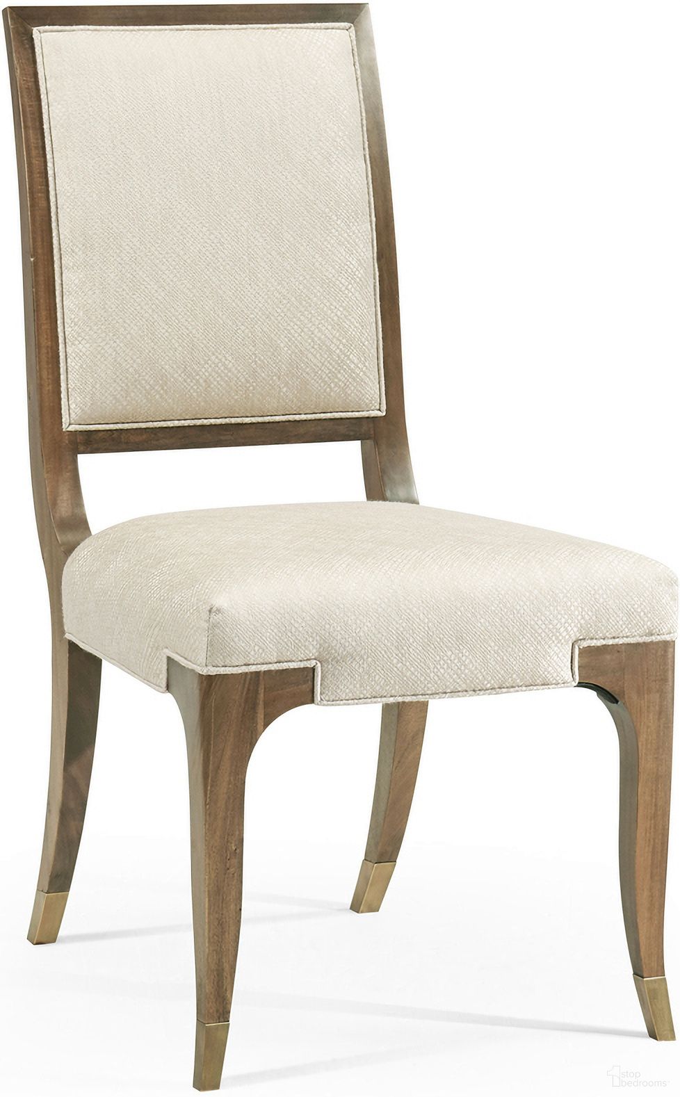 Traditional Hamilton Upholstered Dining Side Chair In Golden Amber