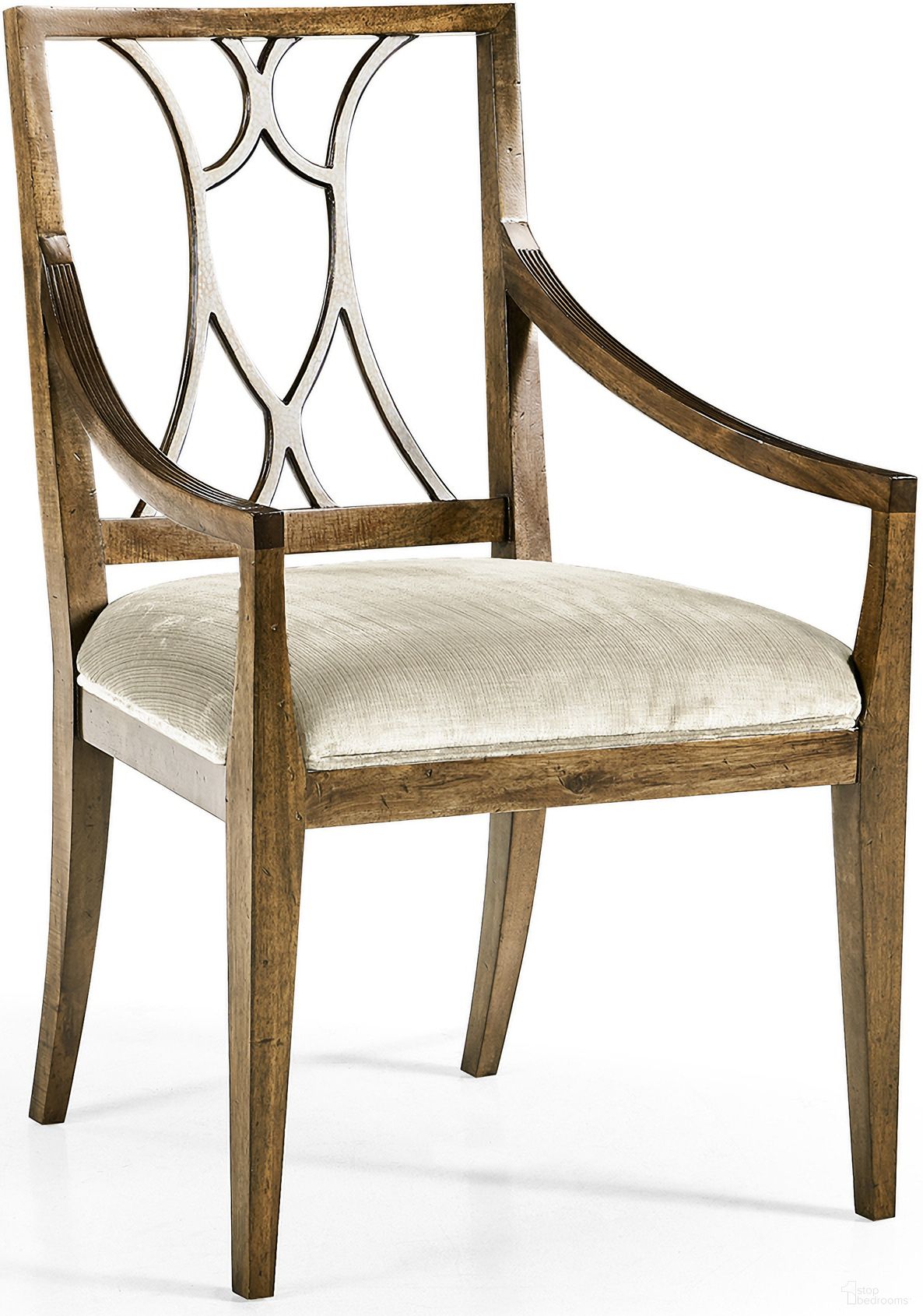 The appearance of Traditional Osborne Arm Chair In Brown designed by Jonathan Charles in the traditional interior design. This brown piece of furniture was selected by 1StopBedrooms from Traditional Collection to add a touch of cosiness and style into your home. Sku: 007-2-080-MBM. Material: Fabric. Chair Type: Arm Chair.