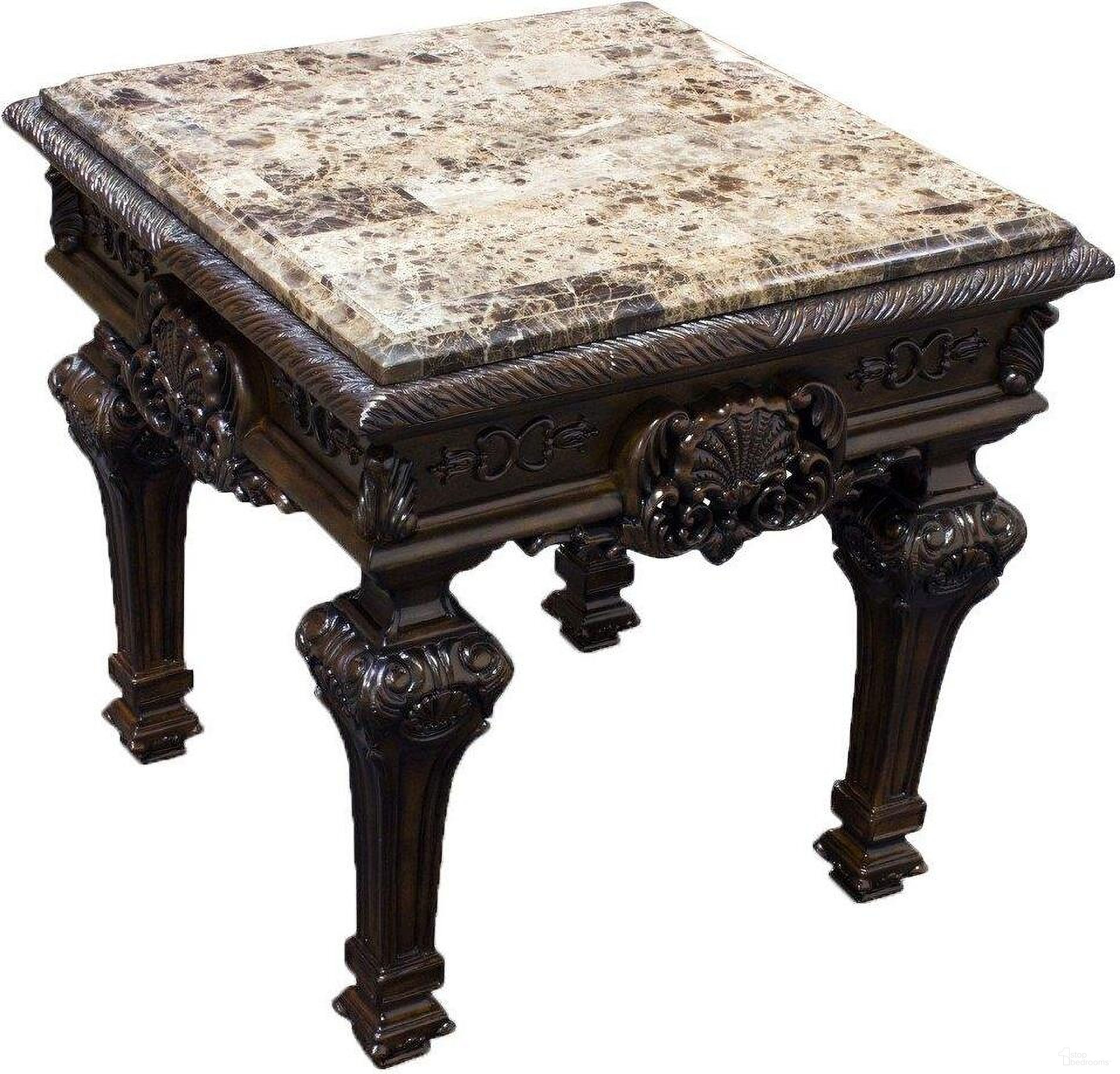 The appearance of Traditional Solid Wood And Faux Marble Top End Table In Cherry designed by Best Master Furniture in the traditional interior design. This cherry piece of furniture  was selected by 1StopBedrooms from  to add a touch of cosiness and style into your home. Sku: T388CE. Material: Wood.