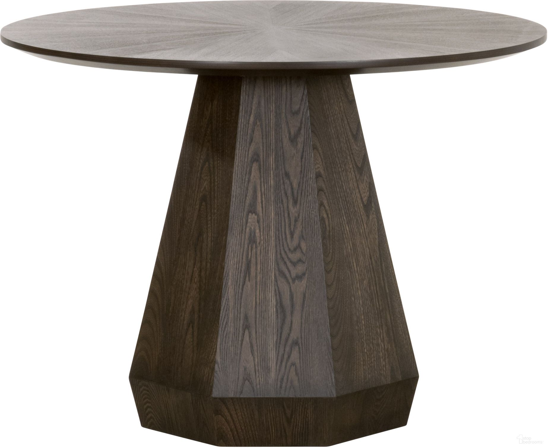 The appearance of Traditions Coulter 42 Inch Round Dining Table In Ash Brown designed by Essentials For Living in the transitional interior design. This ash brown piece of furniture was selected by 1StopBedrooms from Traditions Collection to add a touch of cosiness and style into your home. Sku: 6063.BBRN. Table Base Style: Pedestal. Table Top Shape: Round. Material: MDF. Size: 42".