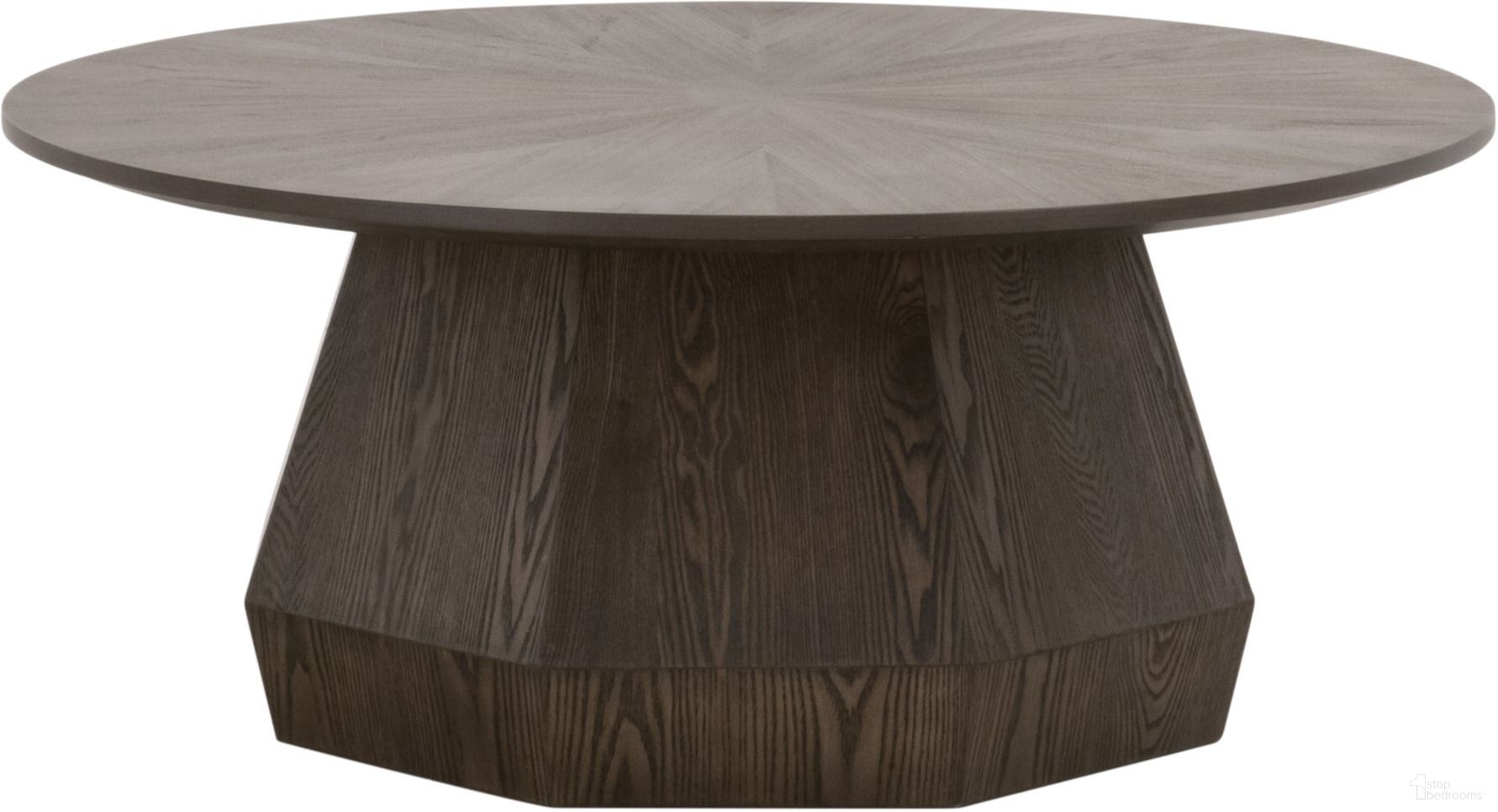The appearance of Traditions Coulter Coffee Table In Ash Brown designed by Essentials For Living in the transitional interior design. This ash brown piece of furniture  was selected by 1StopBedrooms from Traditions Collection to add a touch of cosiness and style into your home. Sku: 6065-CT.BBRN. Material: MDF.
