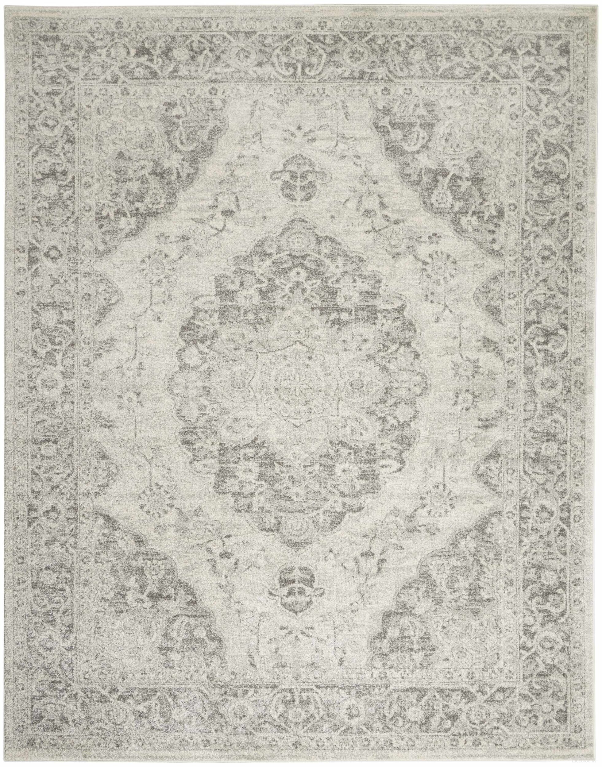 Tranquil Ivory and Grey 8' x 10' Area Rug