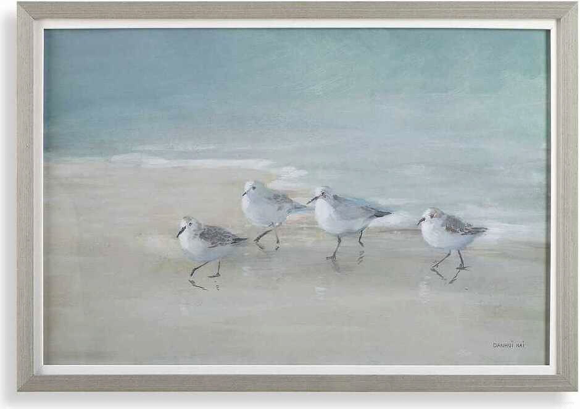 The appearance of Tranquil Shorebirds On The Sand Framed Print In Gray designed by Uttermost in the coastal interior design. This gray piece of furniture was selected by 1StopBedrooms from Tranquil Shorebirds On The Sand Collection to add a touch of cosiness and style into your home. Sku: 32427. Material: Plastic.