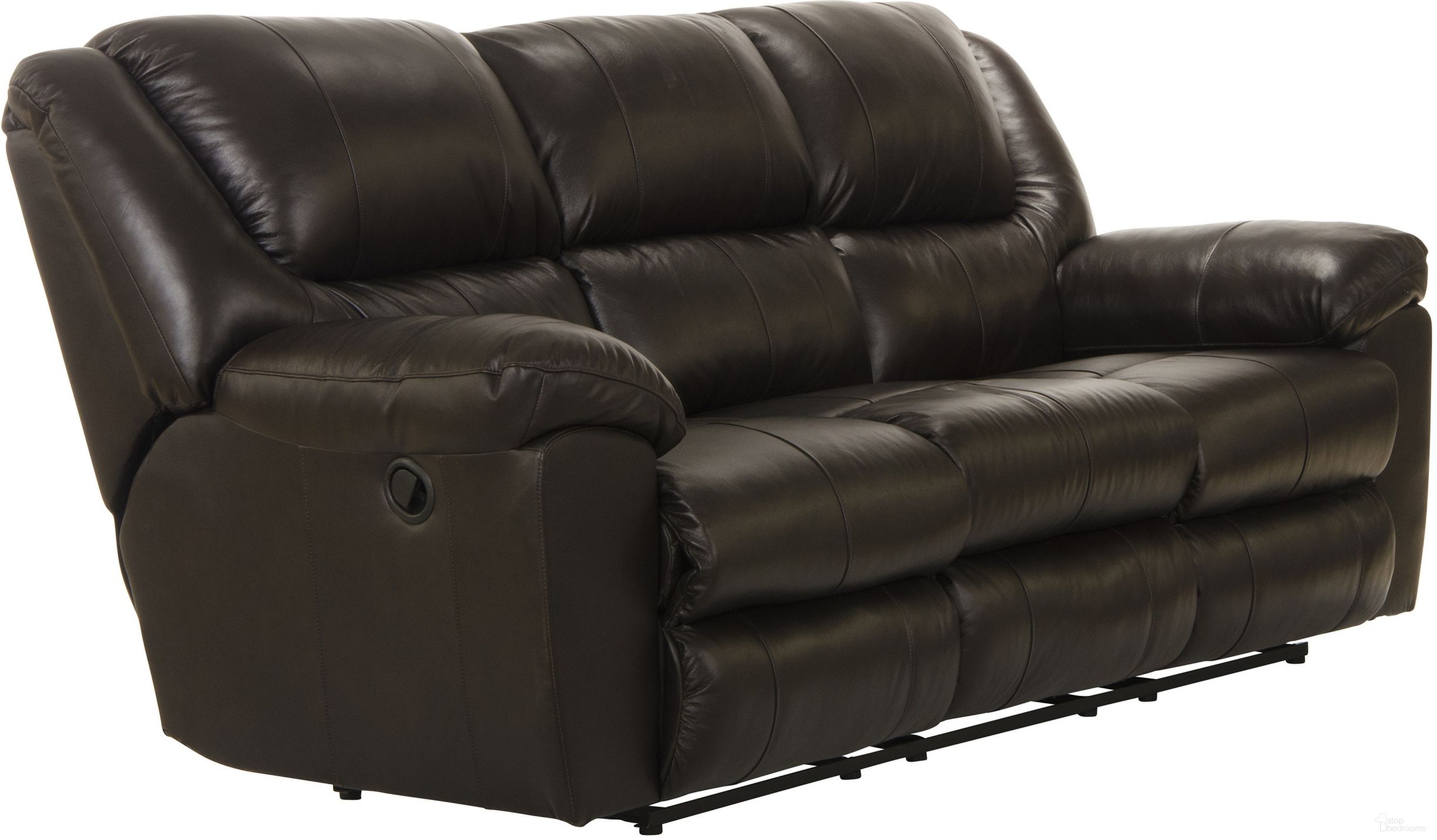 The appearance of Transformer II Chocolate Leather Ultimate Reclining Sofa designed by Catnapper in the transitional interior design. This brown piece of furniture was selected by 1StopBedrooms from Transformer Ii Collection to add a touch of cosiness and style into your home. Sku: 49145128429308429. Material: Leather.