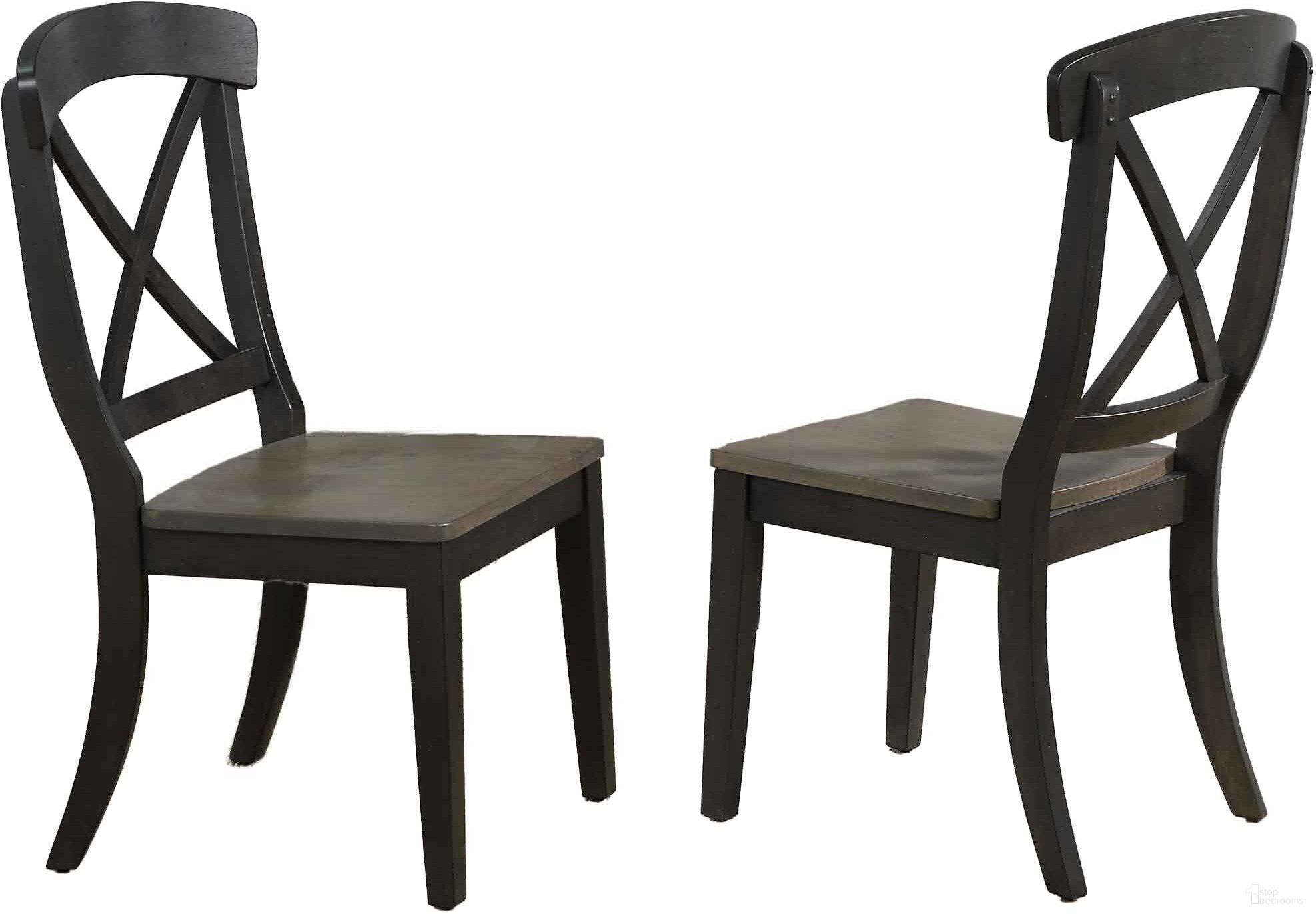 The appearance of Transitional X-Back Dining Chair In Grey Stone and Black Stone designed by Iconic Furniture in the rustic / southwestern interior design. This grey stone and black stone piece of furniture was selected by 1StopBedrooms from Double Deco Collection to add a touch of cosiness and style into your home. Sku: CH60-GRS-BKS. Material: Rubberwood. Chair Type: Side Chair.