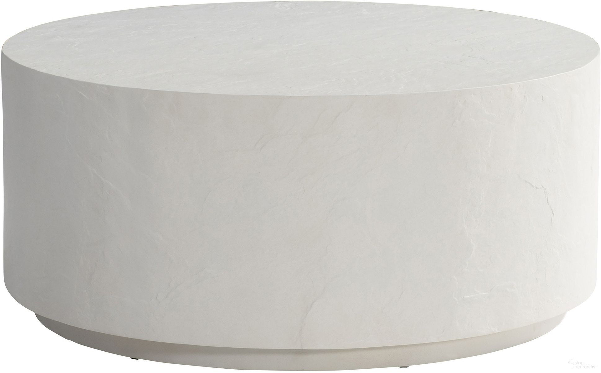 The appearance of Trapani Outdoor Cocktail Table designed by Bernhardt in the modern / contemporary interior design. This neutral piece of furniture was selected by 1StopBedrooms from Trapani Collection to add a touch of cosiness and style into your home. Sku: X05024. Table Top Shape: Round. Material: Concrete.