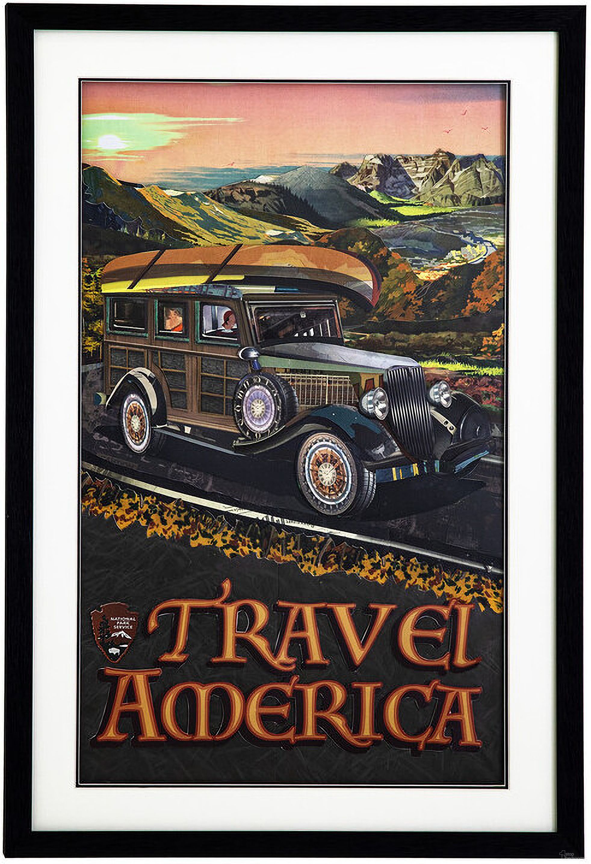 Travel America Wall Art In Multicolor