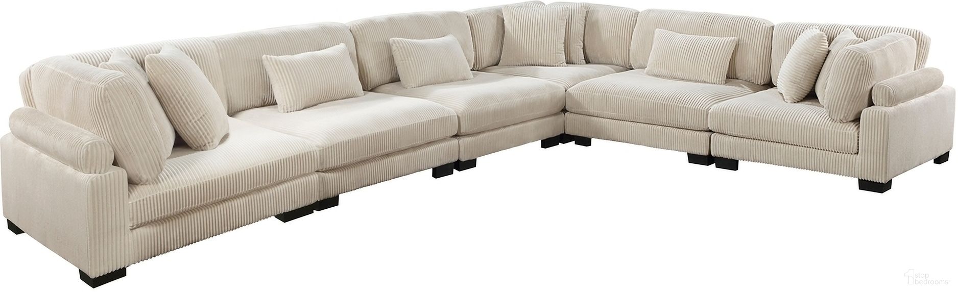The appearance of Traverse 6-Piece Modular Sectional In Beige designed by Homelegance in the modern / contemporary interior design. This beige piece of furniture was selected by 1StopBedrooms from Traverse Collection to add a touch of cosiness and style into your home. Sku: 8555BE-CR;8555BE-CR;8555BE-CR;8555BE-AC;8555BE-AC;8555BE-AC. Layout: L-Shape. Material: Corduroy.