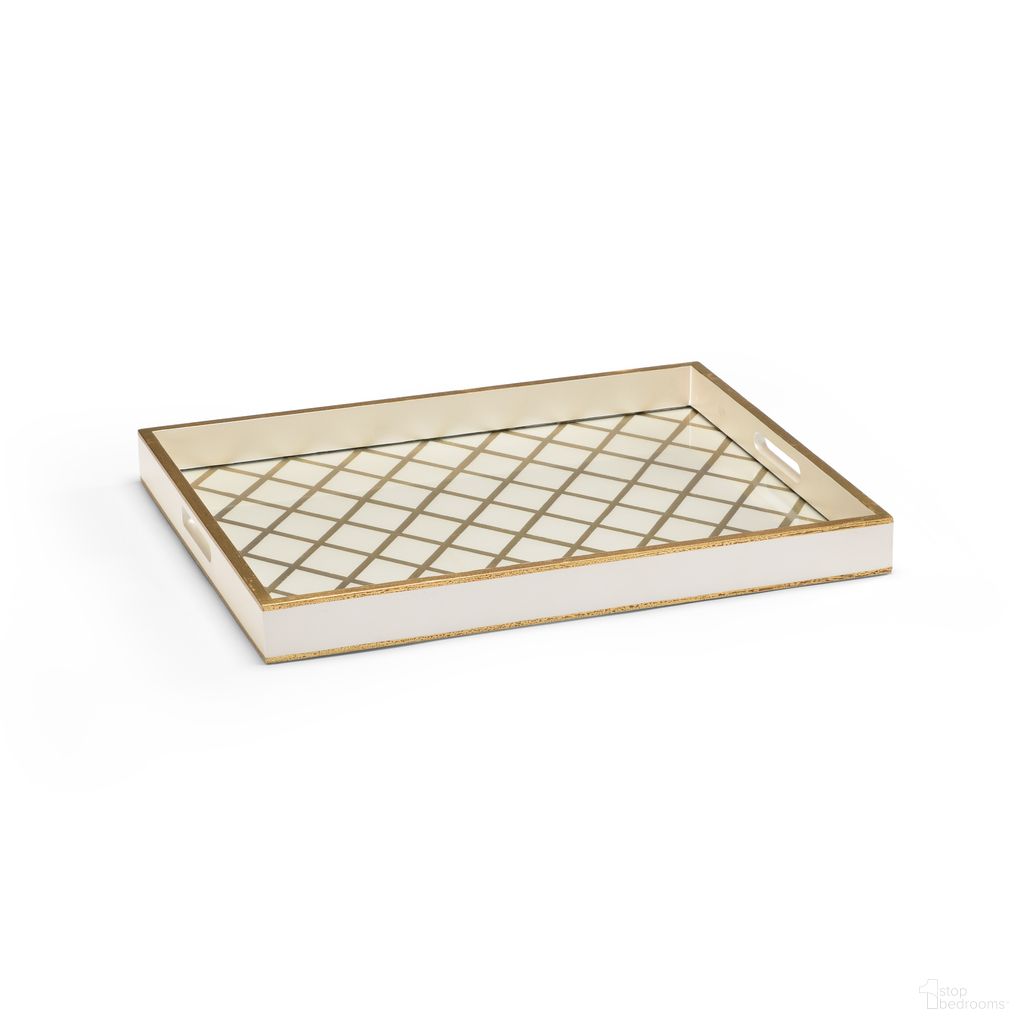 The appearance of Tray In Cream and Gold designed by Chelsea House in the modern / contemporary interior design. This cream/gold piece of furniture was selected by 1StopBedrooms from Chelsea House Misc Collection to add a touch of cosiness and style into your home. Sku: 381860. Material: Wood.