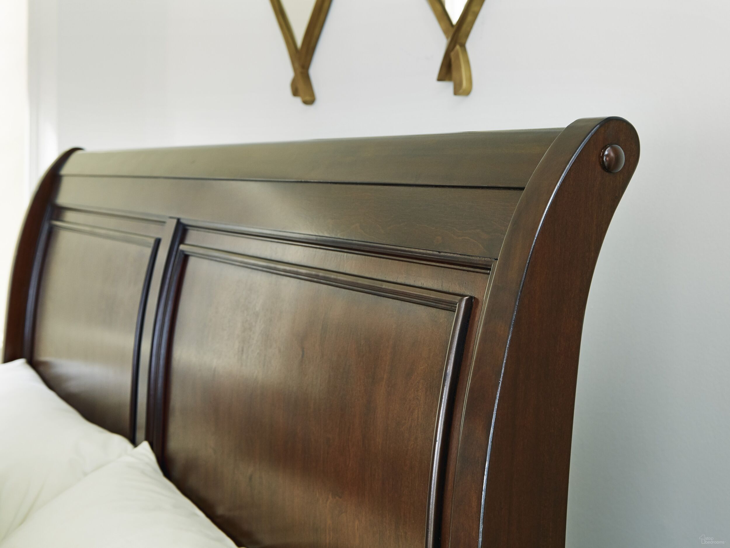 The appearance of Trellington King Sleigh Headboard In Brown designed by Signature Design by Ashley in the traditional interior design. This brown piece of furniture was selected by 1StopBedrooms from Trellington Collection to add a touch of cosiness and style into your home. Sku: B716-78. Material: Wood. Bed Size: King.