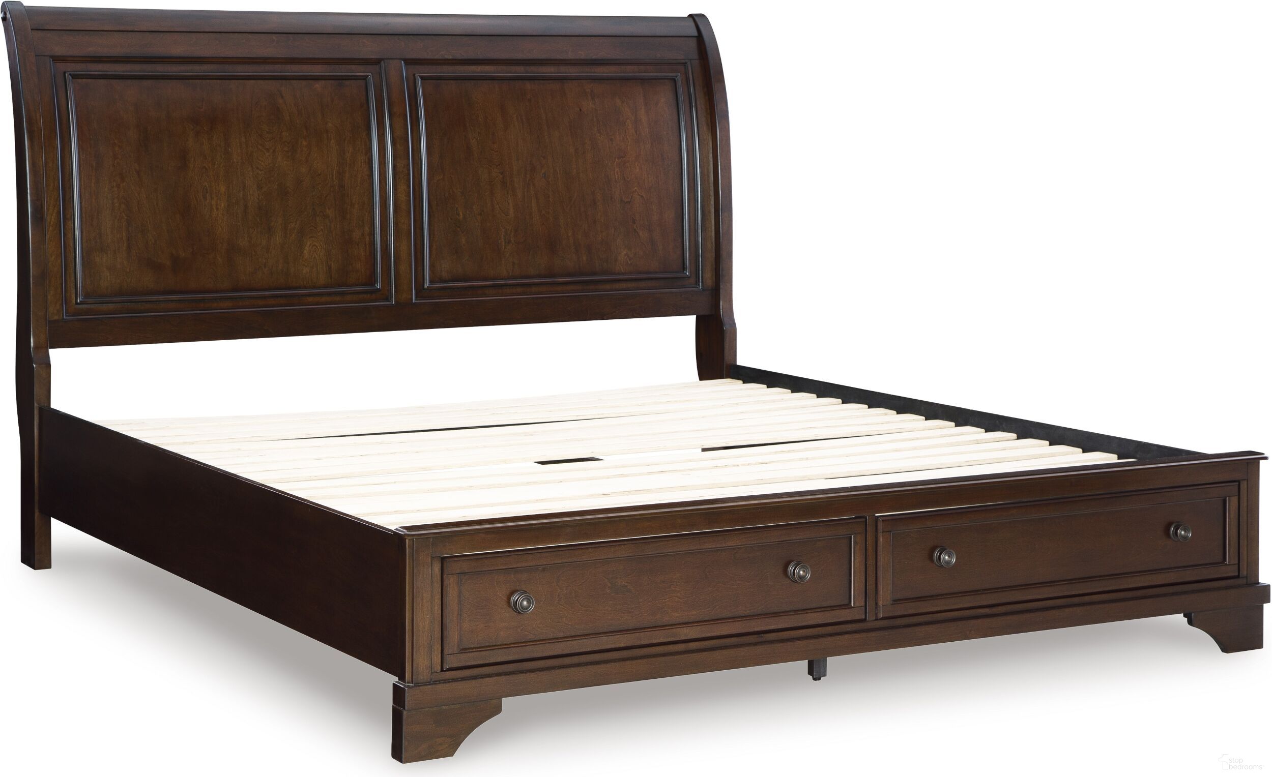 Trellington King Sleigh Headboard In Brown