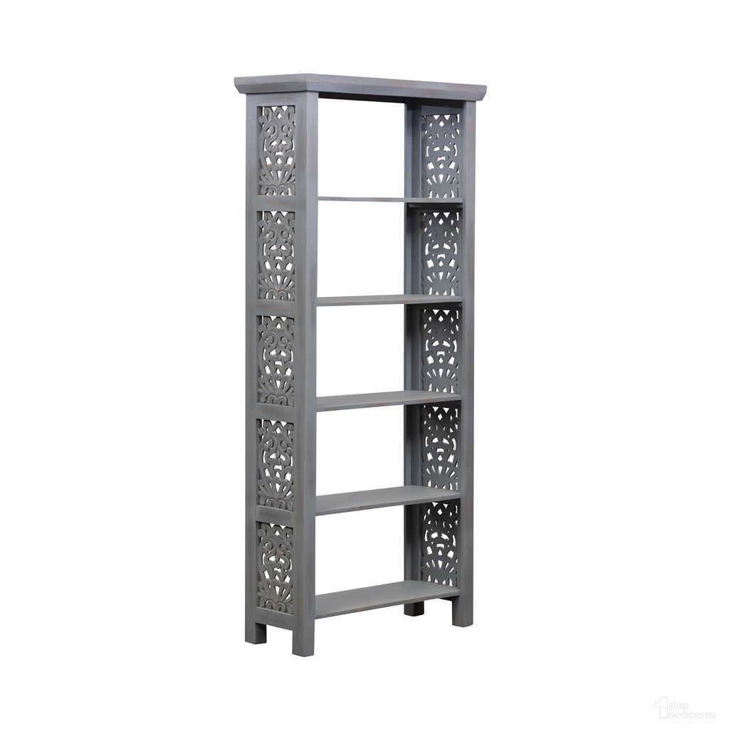 The appearance of Trellis Lane Accent Bookcase In Grey designed by Liberty in the transitional interior design. This grey piece of furniture was selected by 1StopBedrooms from Trellis Lane Collection to add a touch of cosiness and style into your home. Sku: 2094G-AC3001. Material: Wood.