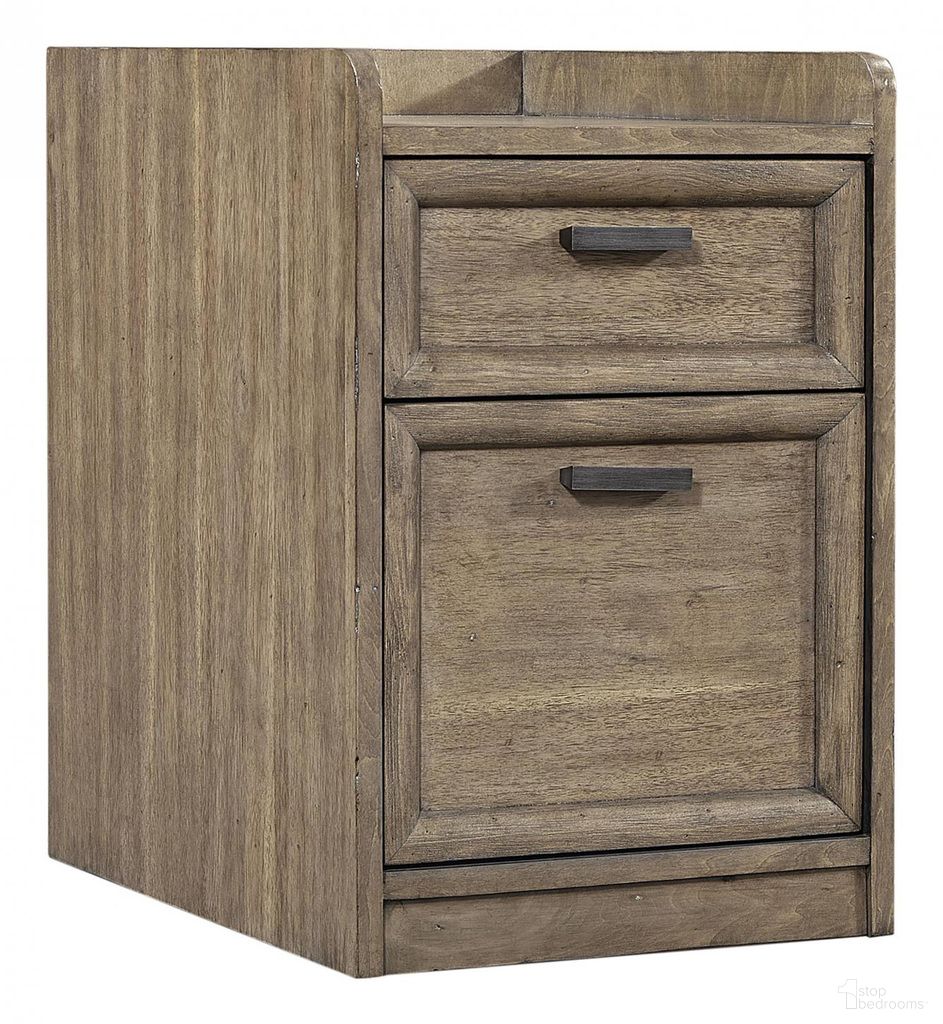 The appearance of Trellis Rolling File Cabinet In Light Brown designed by Aspenhome in the transitional interior design. This light brown piece of furniture was selected by 1StopBedrooms from Trellis Collection to add a touch of cosiness and style into your home. Sku: I287-346. Material: Wood.