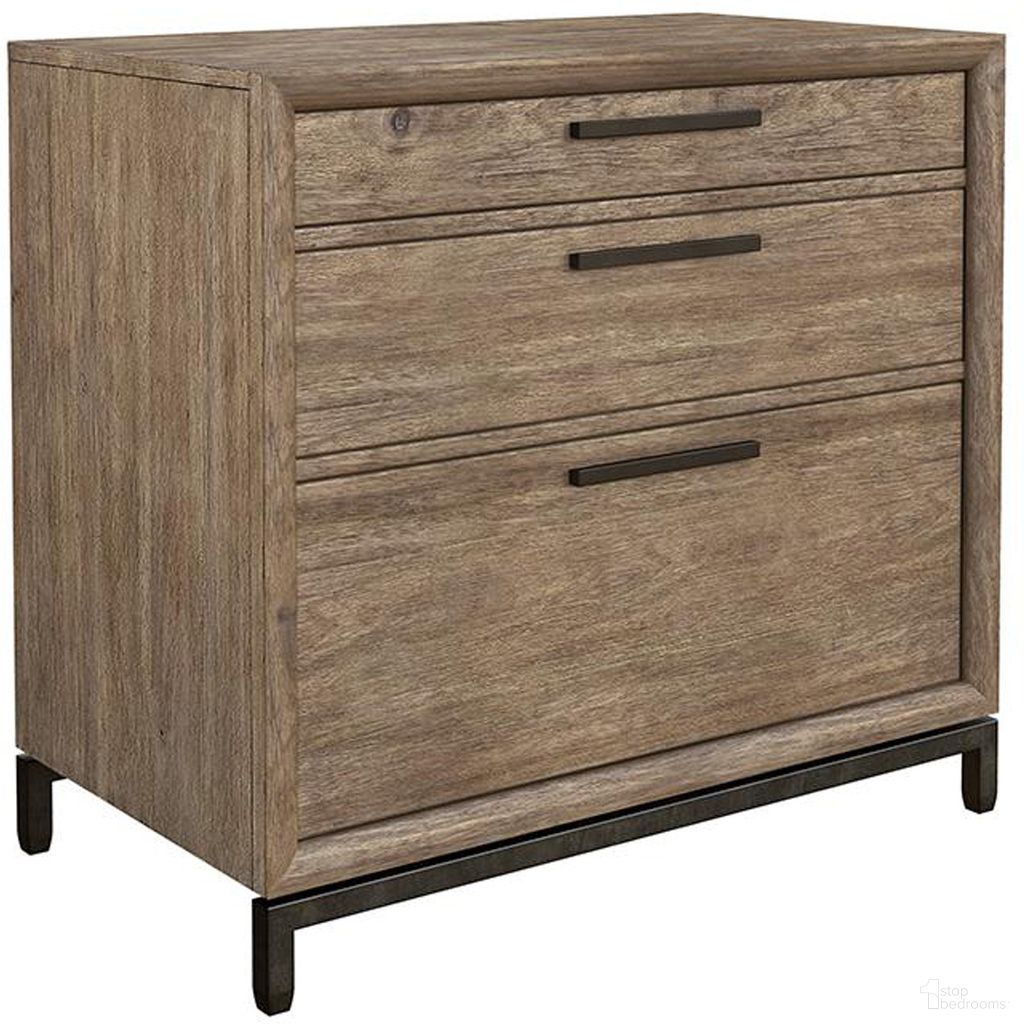 The appearance of Trellis Workstation/Combo File In Light Brown designed by Aspenhome in the transitional interior design. This light brown piece of furniture  was selected by 1StopBedrooms from Trellis Collection to add a touch of cosiness and style into your home. Sku: I287-378. Material: Wood.