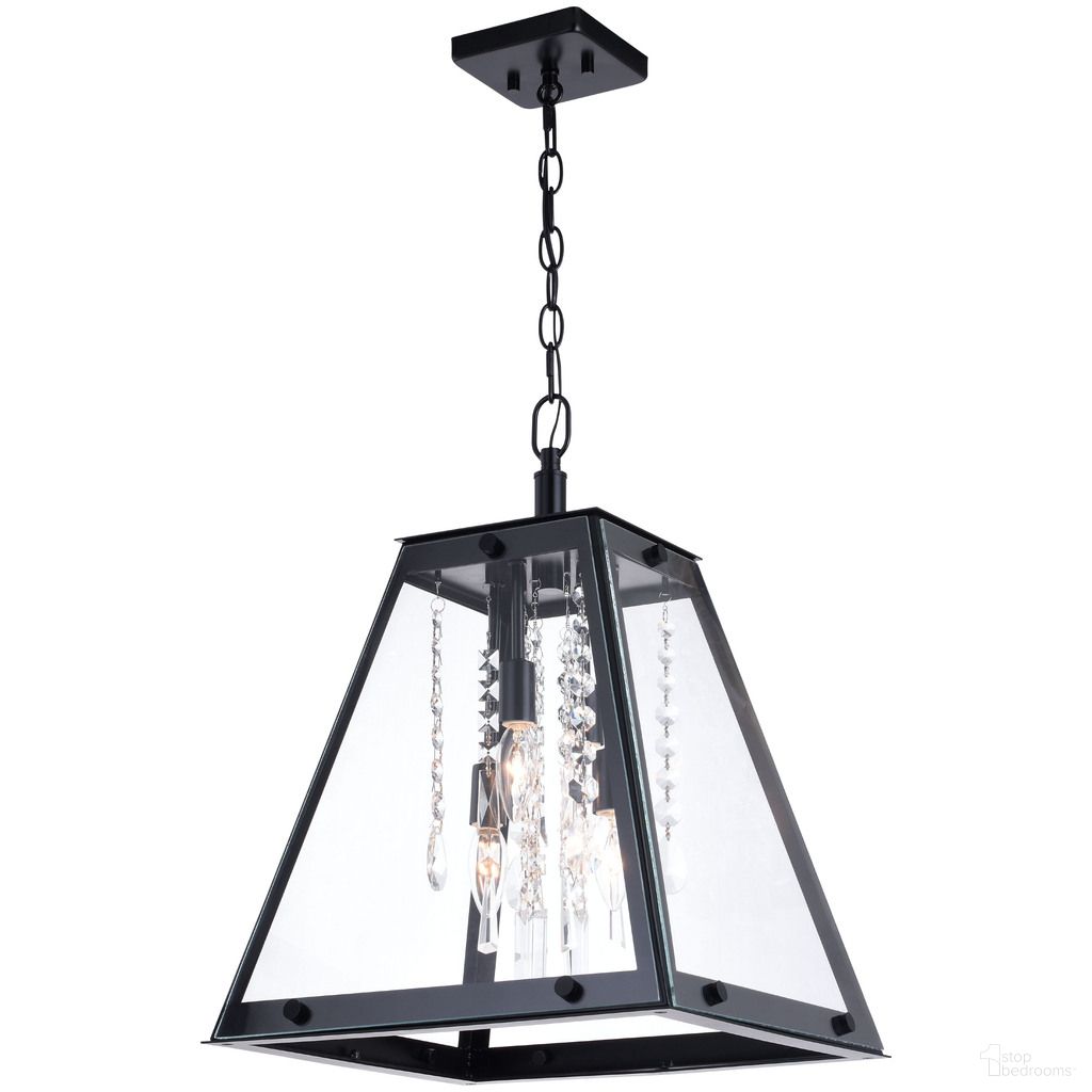 Tremont 15 Inch 4 Light Pendant In Matte Black