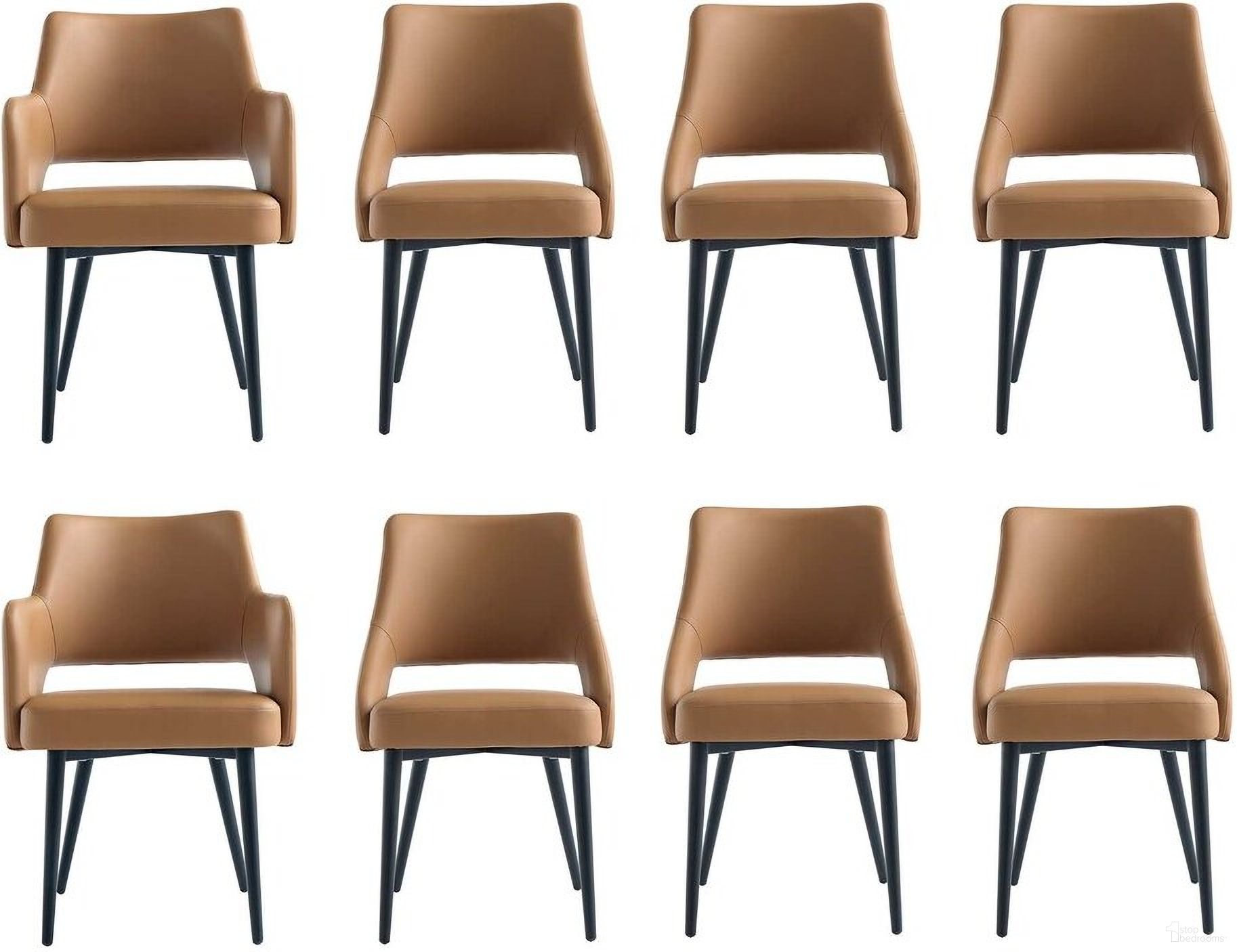 Tremont 8-Piece Dining Chair In Saddle