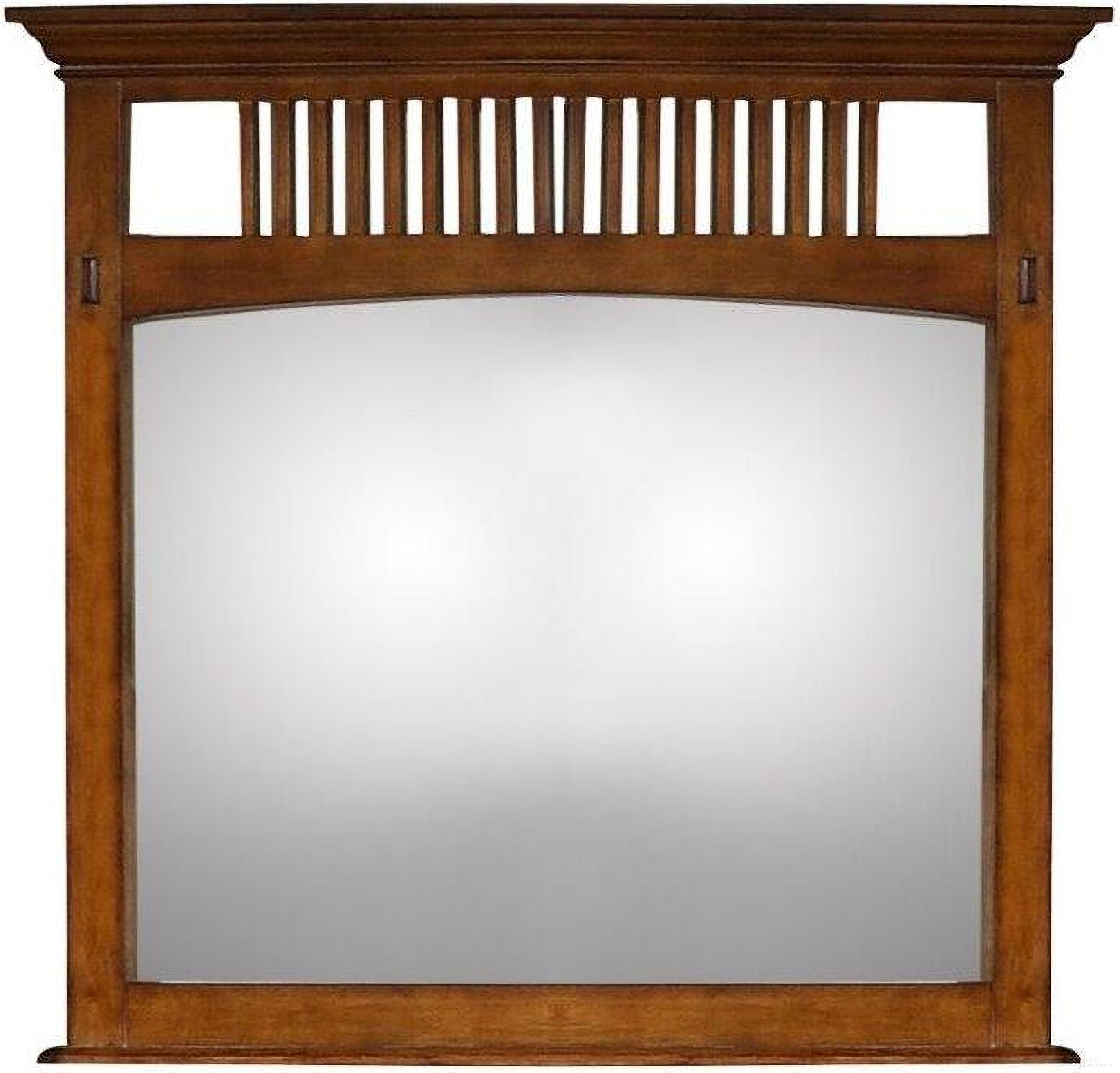 The appearance of Tremont Bedroom Distressed Brown Mirror designed by Sunset Trading in the transitional interior design. This warm chestnut piece of furniture was selected by 1StopBedrooms from Tremont Bedroom Collection to add a touch of cosiness and style into your home. Sku: SS-TR750-MR. Material: Wood.