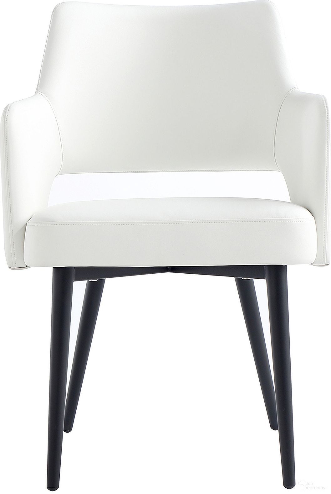 The appearance of Tremont Dining Arm Chair In White designed by Manhattan Comfort in the modern / contemporary interior design. This white piece of furniture was selected by 1StopBedrooms from Tremont Collection to add a touch of cosiness and style into your home. Sku: DC104AR-WH. Material: Metal. Chair Type: Arm Chair.