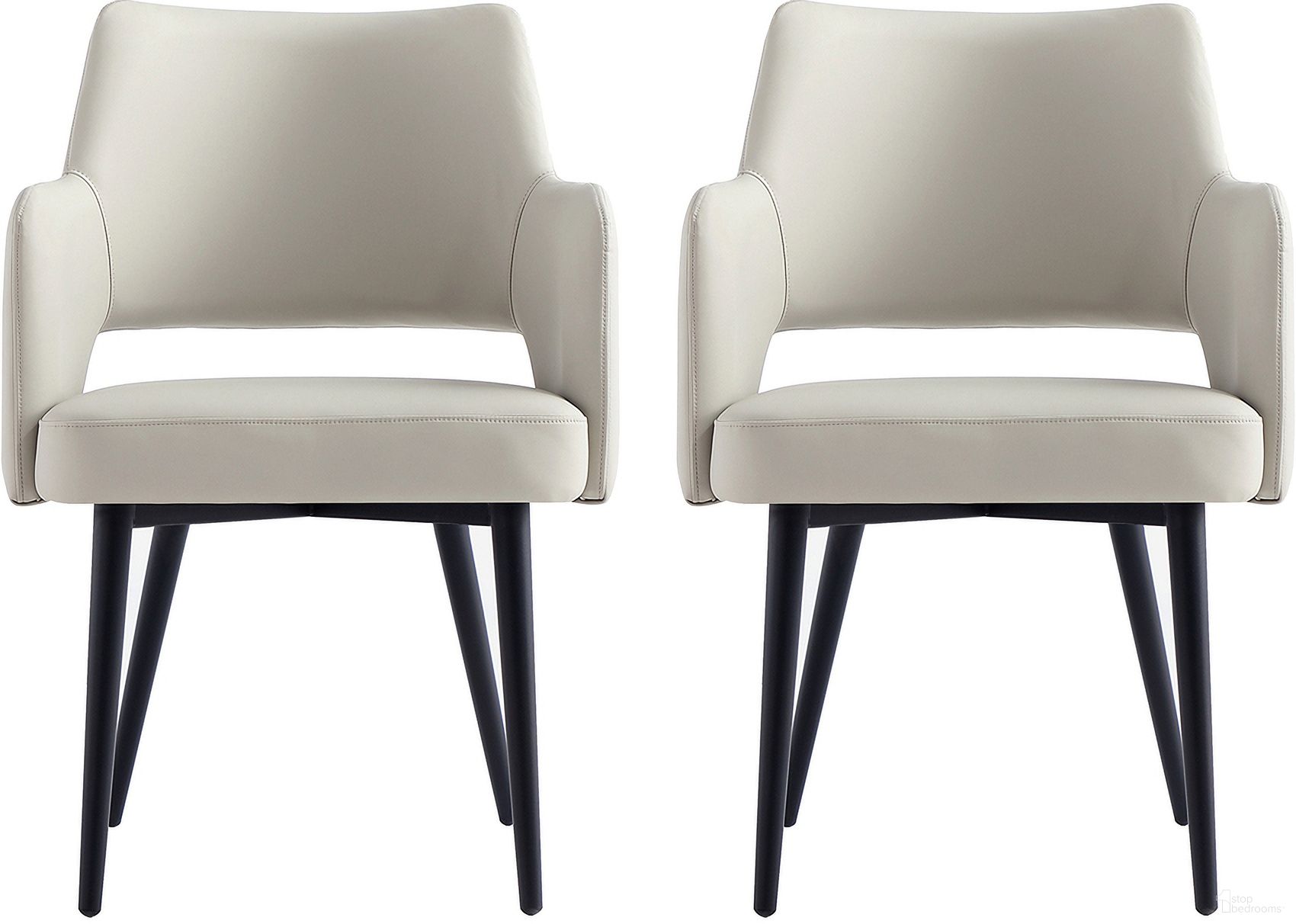 The appearance of Tremont Dining Arm Chair Set of 2 In Stone designed by Manhattan Comfort in the modern / contemporary interior design. This stone piece of furniture was selected by 1StopBedrooms from Tremont Collection to add a touch of cosiness and style into your home. Sku: DC104AR-ST;DC104AR-ST. Material: Metal. Chair Type: Arm Chair.