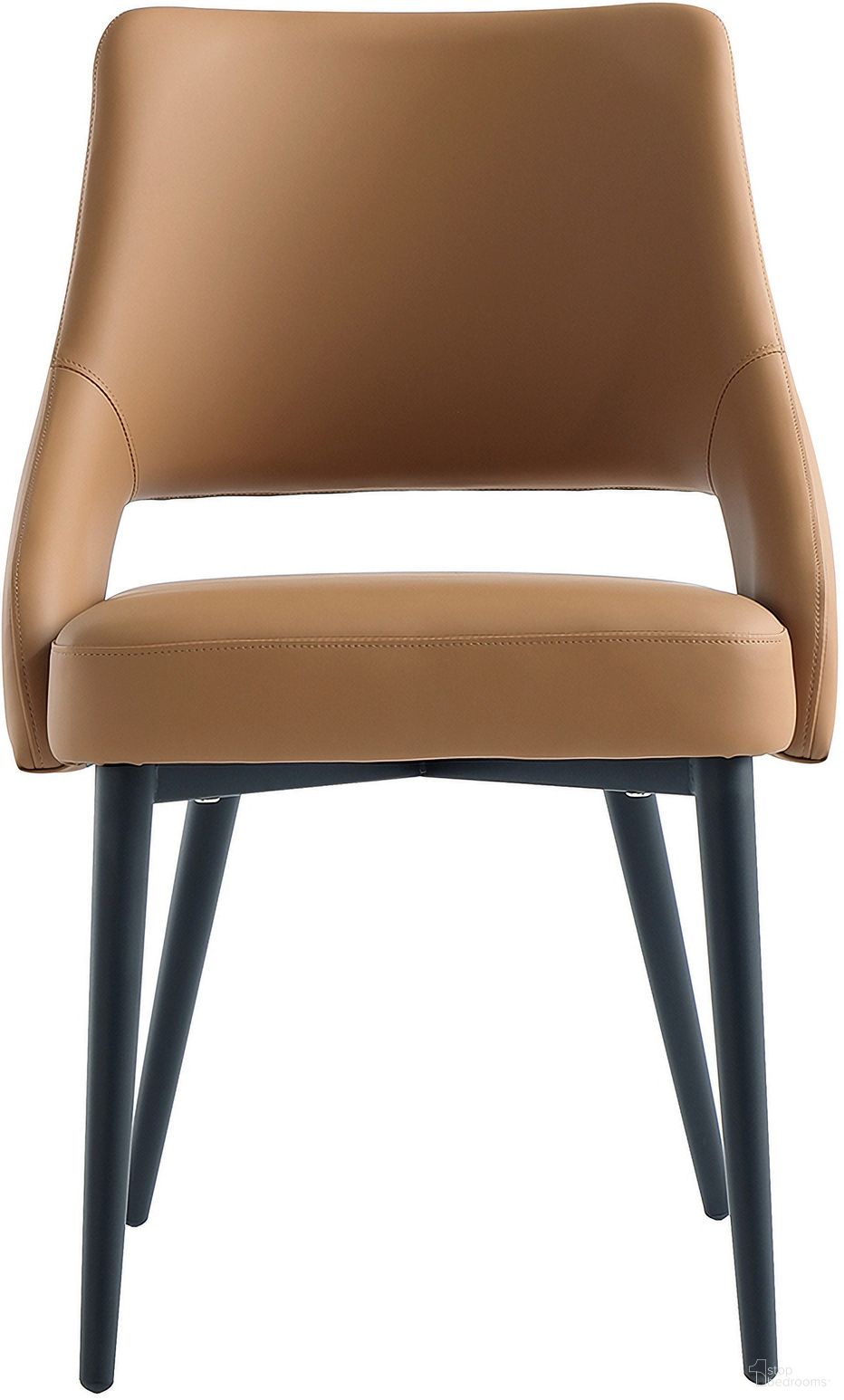 The appearance of Tremont Dining Chair In Saddle designed by Manhattan Comfort in the modern / contemporary interior design. This saddle piece of furniture was selected by 1StopBedrooms from Tremont Collection to add a touch of cosiness and style into your home. Sku: DC104-SD. Material: Metal. Chair Type: Side Chair.