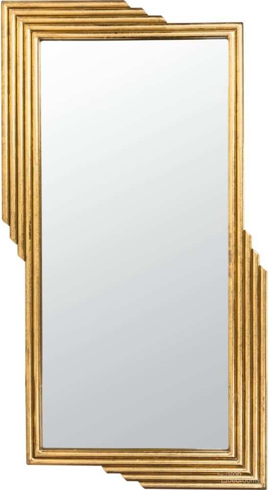 The appearance of Trenla Gold Foil Mirror designed by Safavieh in the transitional interior design. This gold piece of furniture was selected by 1StopBedrooms from Safavieh MRR Collection to add a touch of cosiness and style into your home. Sku: MRR3014A. Material: Iron.