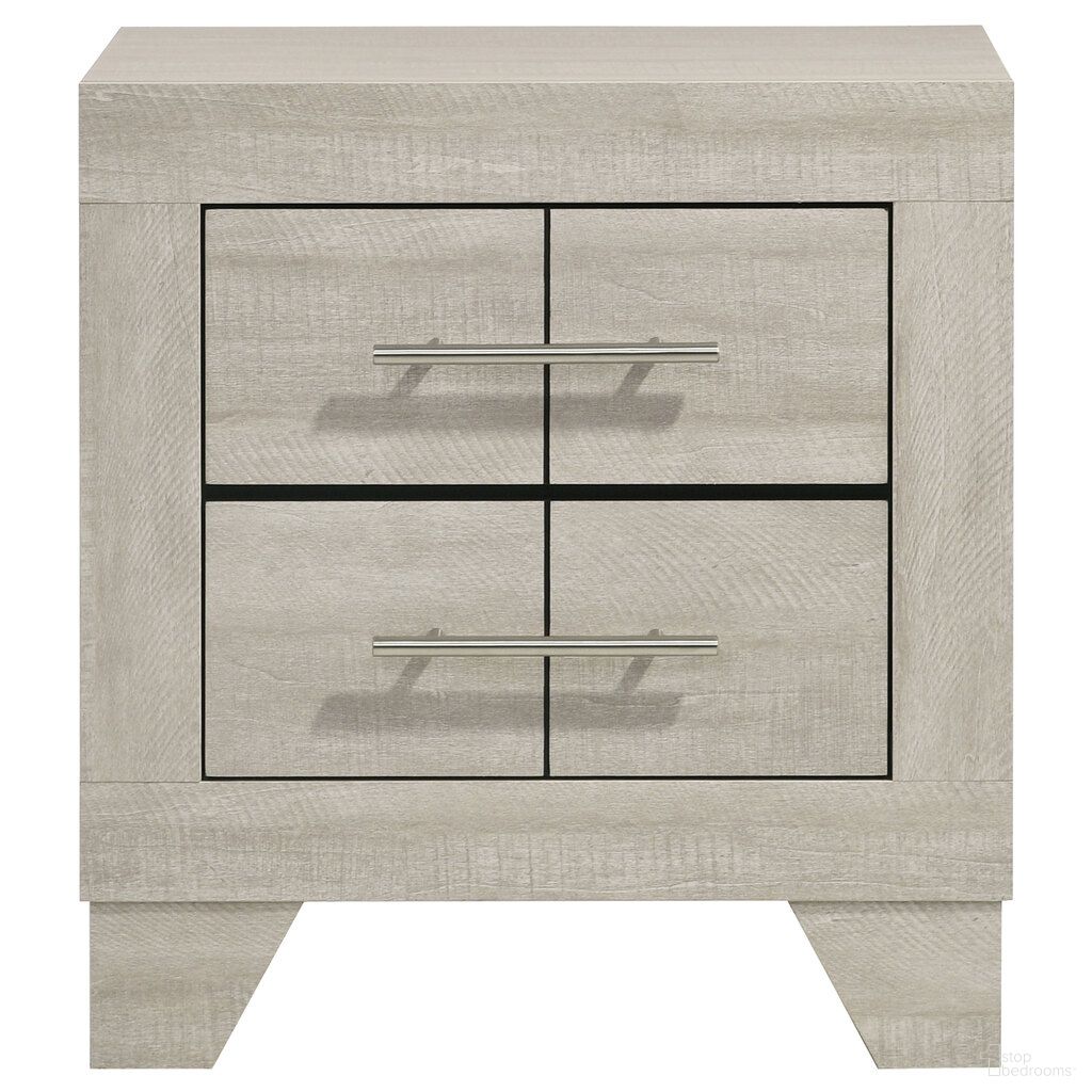 The appearance of Trenton 2-Drawer Nightstand Bedside Table In Rustic Cream designed by Coaster in the modern / contemporary interior design. This rustic cream piece of furniture  was selected by 1StopBedrooms from Trenton Collection to add a touch of cosiness and style into your home. Sku: 225062. Material: Particle Board.