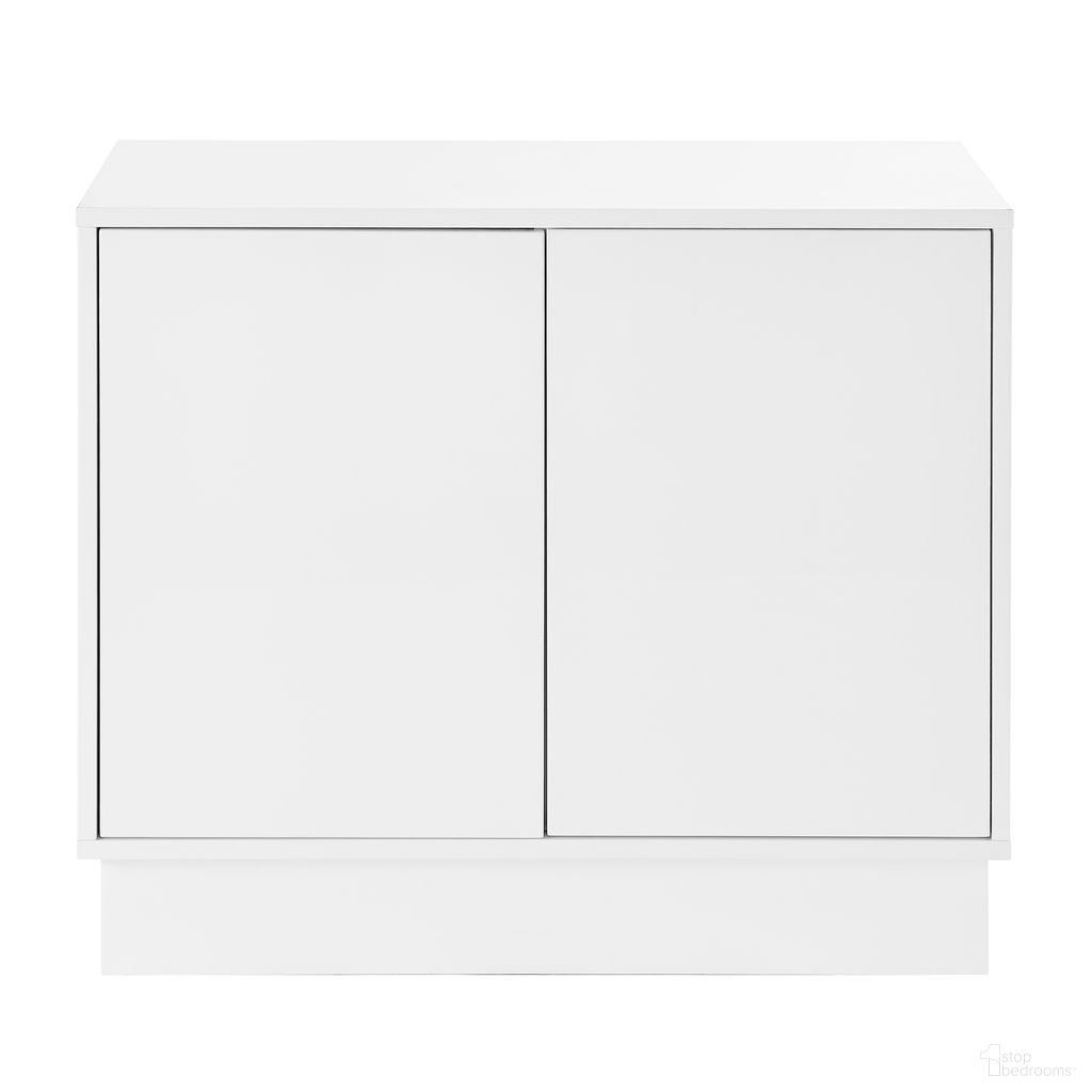 Tresero 35 Inch Cabinet In High Gloss White