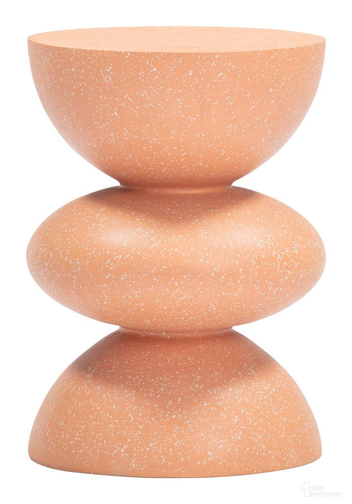 The appearance of Tressa Side Table In Terracotta designed by Zuo Modern in the modern / contemporary interior design. This terracotta piece of furniture was selected by 1StopBedrooms from Tressa Collection to add a touch of cosiness and style into your home. Sku: 704209. Material: Cement.