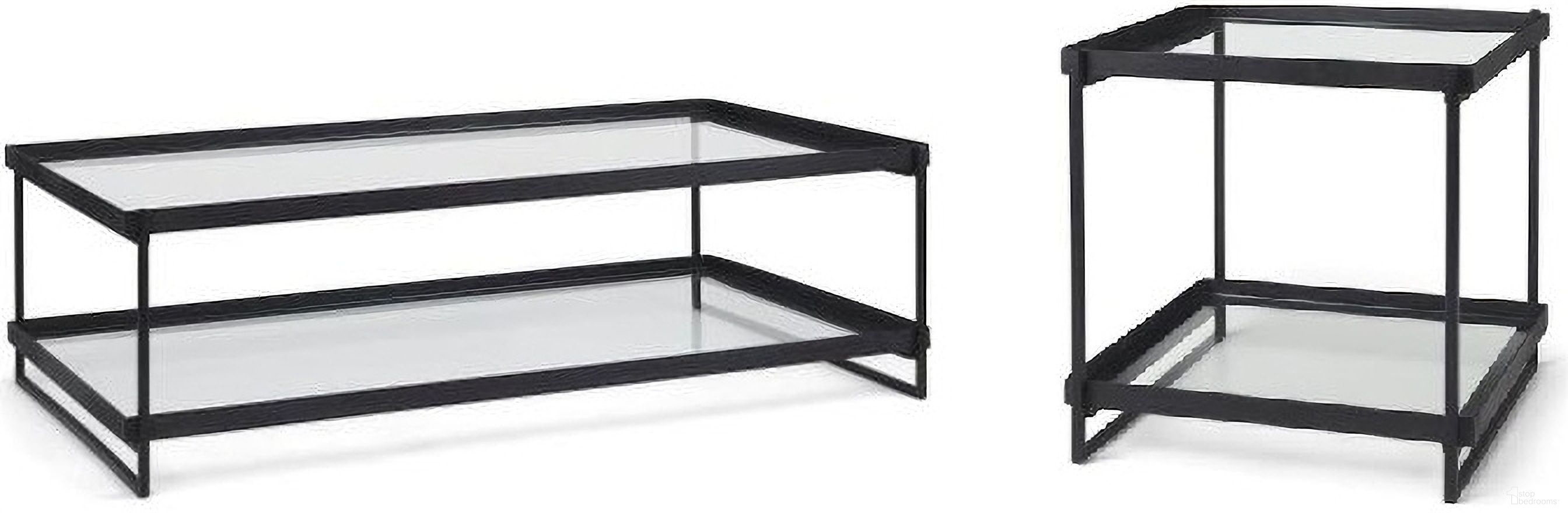 The appearance of Trey Occasional Table Set In Black designed by Mercana in the modern / contemporary interior design. This black piece of furniture  was selected by 1StopBedrooms from Trey Collection to add a touch of cosiness and style into your home. Sku: 69786;69787. Material: Metal.