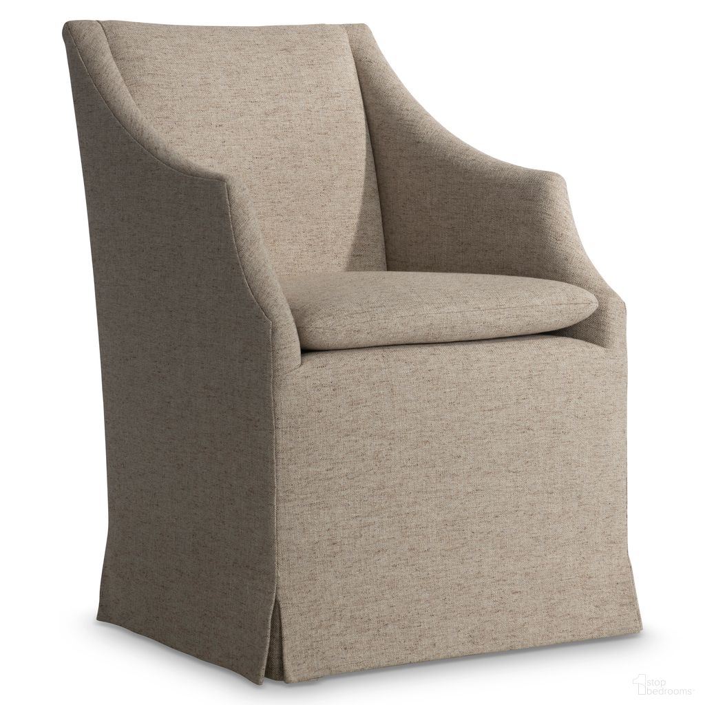 The appearance of Tribeca Arm Chair In Beige designed by Bernhardt in the traditional interior design. This beige piece of furniture was selected by 1StopBedrooms from Tribeca Collection to add a touch of cosiness and style into your home. Sku: 333546. Material: Wood. Chair Type: Arm Chair.