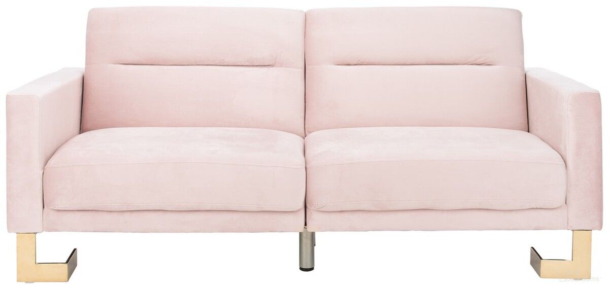 The appearance of Tribeca Foldable Sofa Bed in Blush designed by Safavieh in the modern / contemporary interior design. This blush piece of furniture  was selected by 1StopBedrooms from Tribeca Collection to add a touch of cosiness and style into your home. Sku: LVS2001J. Material: Metal.
