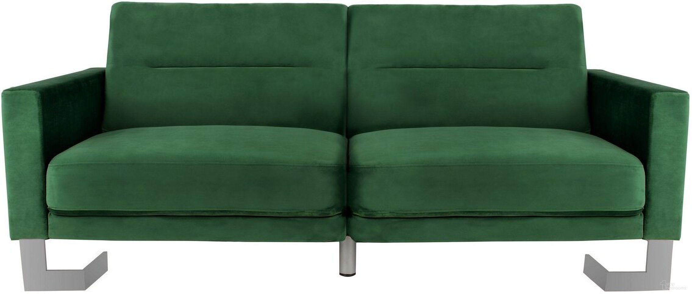 The appearance of Tribeca Foldable Sofa Bed in Emerald LVS2001E designed by Safavieh in the modern / contemporary interior design. This emerald piece of furniture  was selected by 1StopBedrooms from Tribeca Collection to add a touch of cosiness and style into your home. Sku: LVS2001E. Material: Metal.