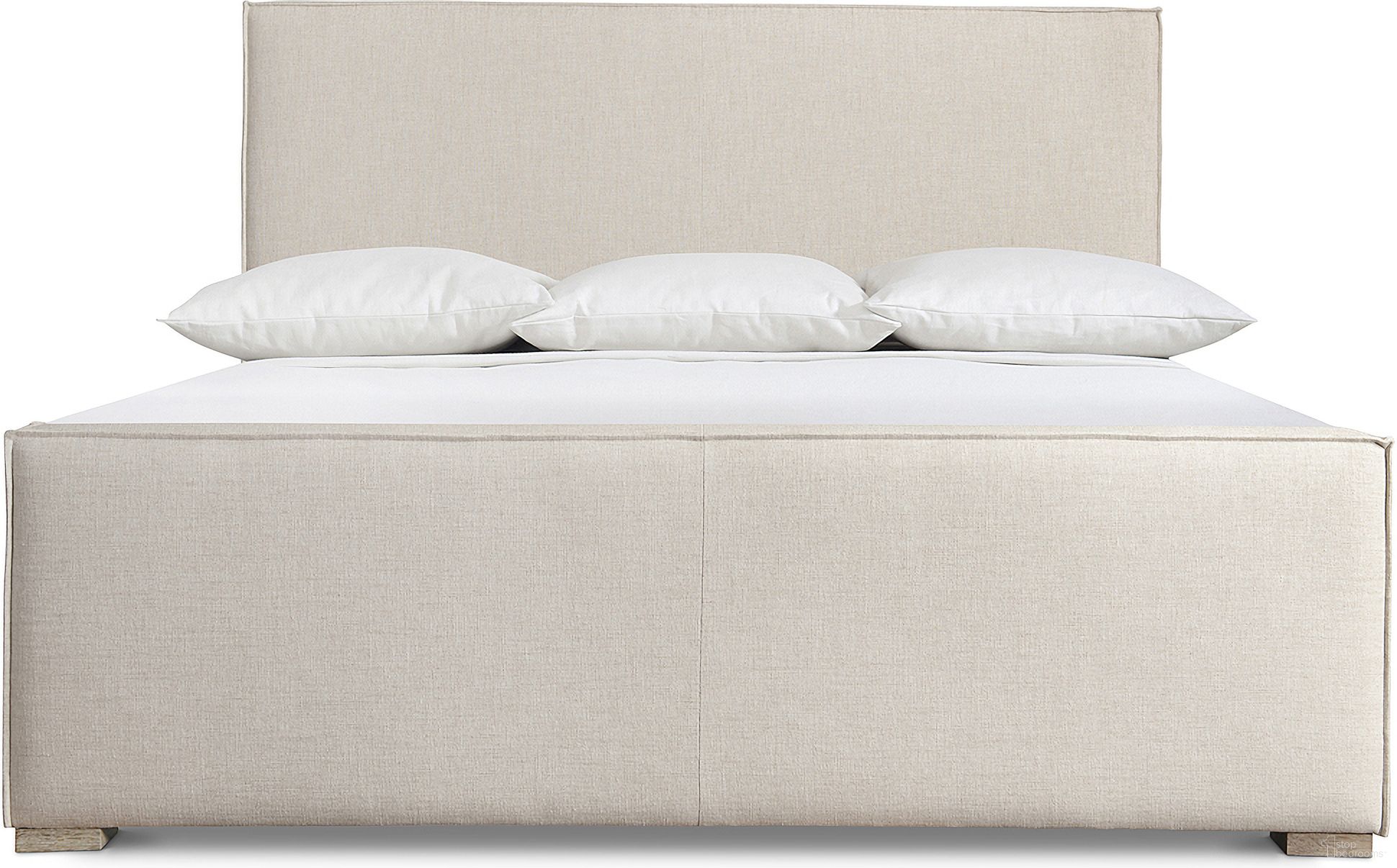 Tribeca King Panel Bed In Beige
