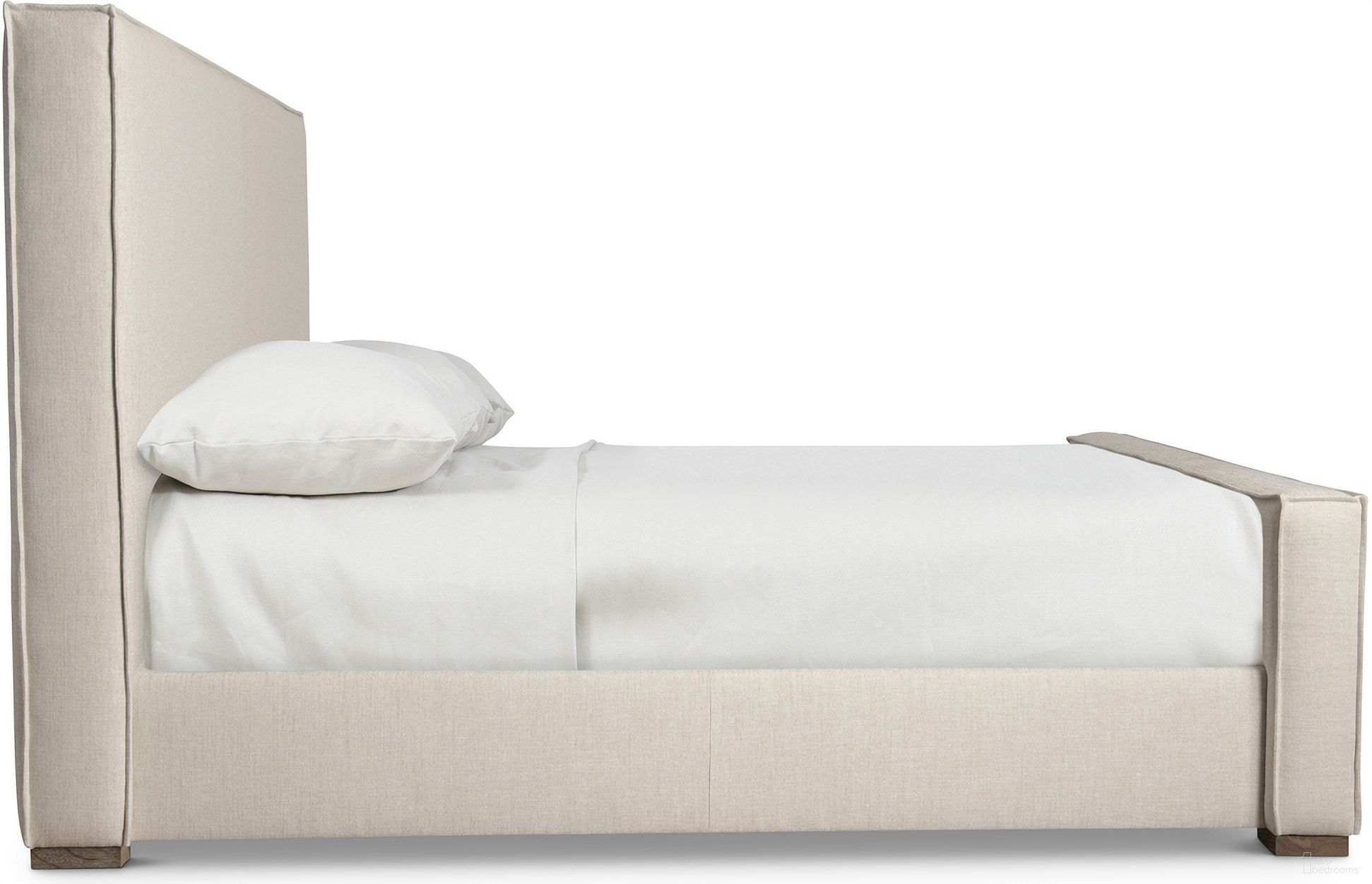 Tribeca King Panel Bed In Beige