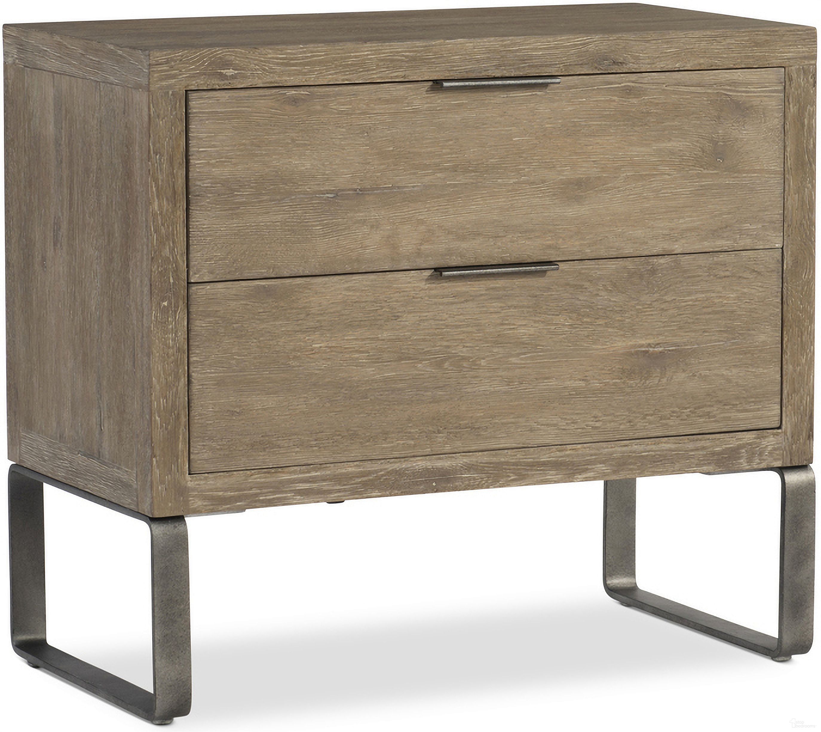 The appearance of Tribeca Nightstand with Sled Base In Brown designed by Bernhardt in the modern / contemporary interior design. This brown piece of furniture was selected by 1StopBedrooms from Tribeca Collection to add a touch of cosiness and style into your home. Sku: 333229. Material: Wood.
