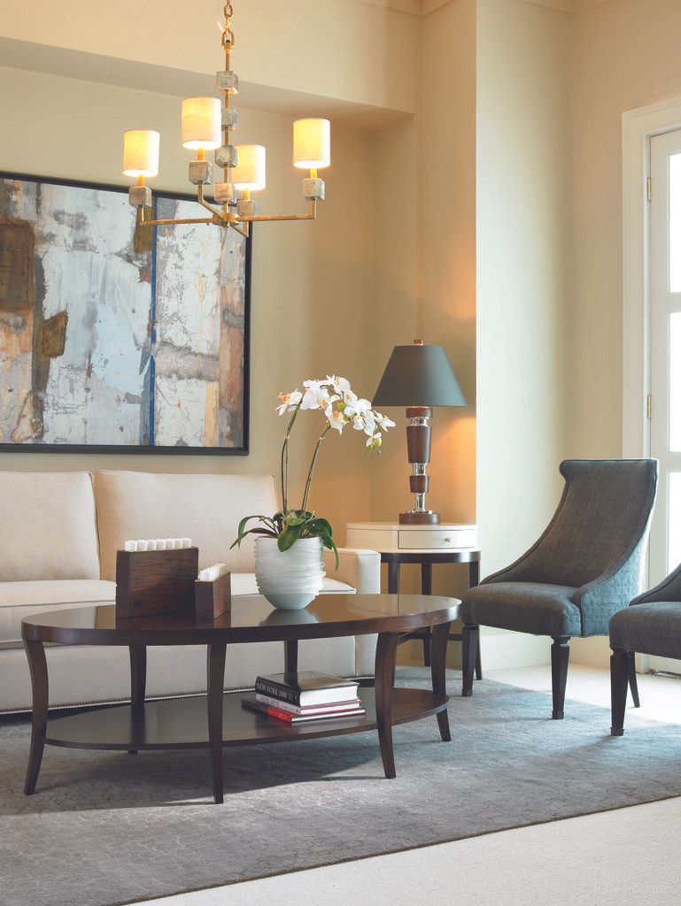The appearance of Tribeca Oval Occasional Table Set In Tribeca designed by Century Furniture in the transitional interior design. This tribeca piece of furniture  was selected by 1StopBedrooms from Tribeca Collection to add a touch of cosiness and style into your home. Sku: 33H-607;33H-628. Material: Maple.