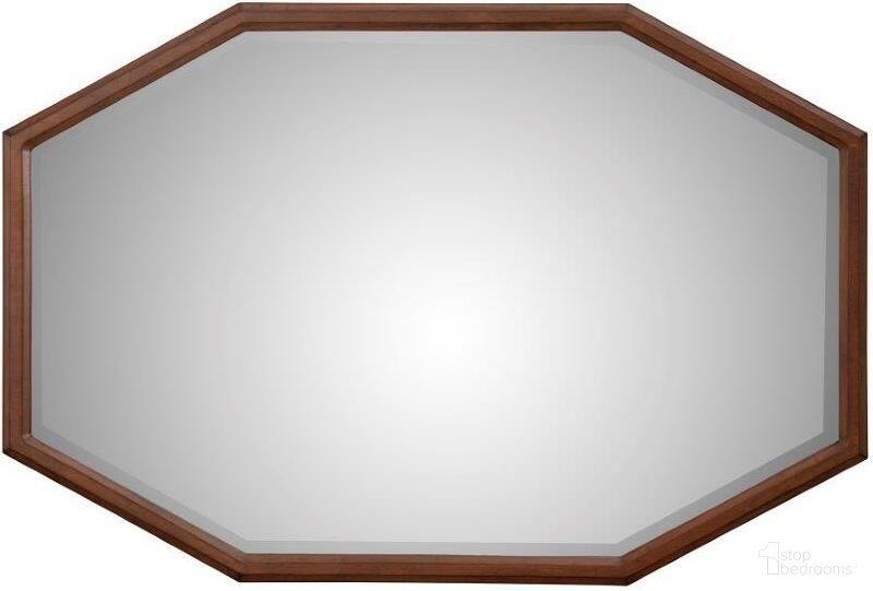 The appearance of Trig Mirror Brown designed by Alpine in the transitional interior design. This brown piece of furniture was selected by 1StopBedrooms from Trig Collection to add a touch of cosiness and style into your home. Sku: 5300-06. Material: Solid Pine.