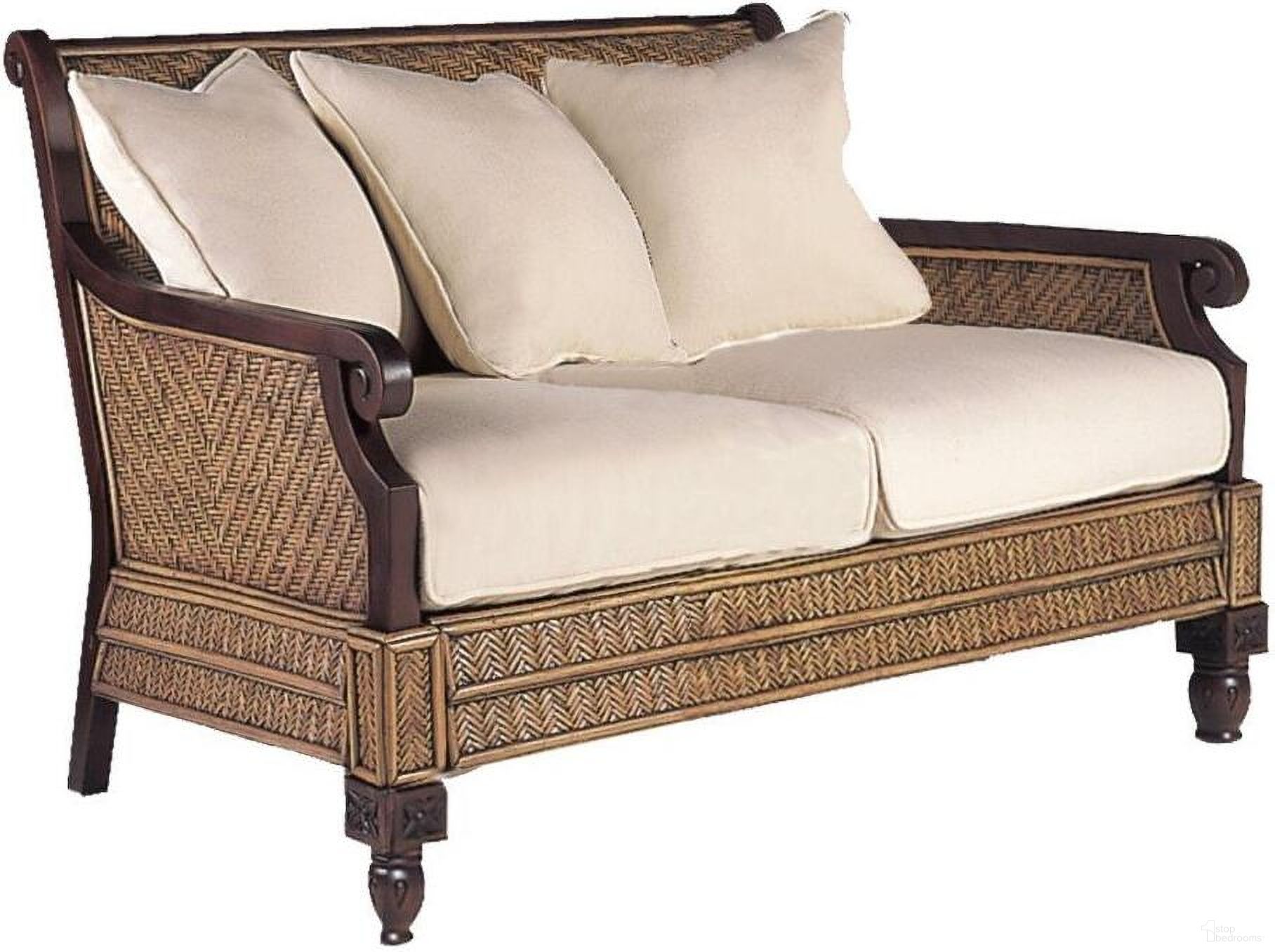 The appearance of Trinidad Natural Loveseat designed by Padma's Plantation in the modern / contemporary interior design. This natural piece of furniture was selected by 1StopBedrooms from Trinidad Collection to add a touch of cosiness and style into your home. Sku: T113. Material: Wood.