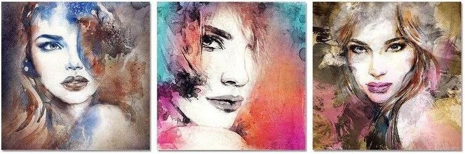 Trinity Beige Pink And Blue Acylic Acrylic Art