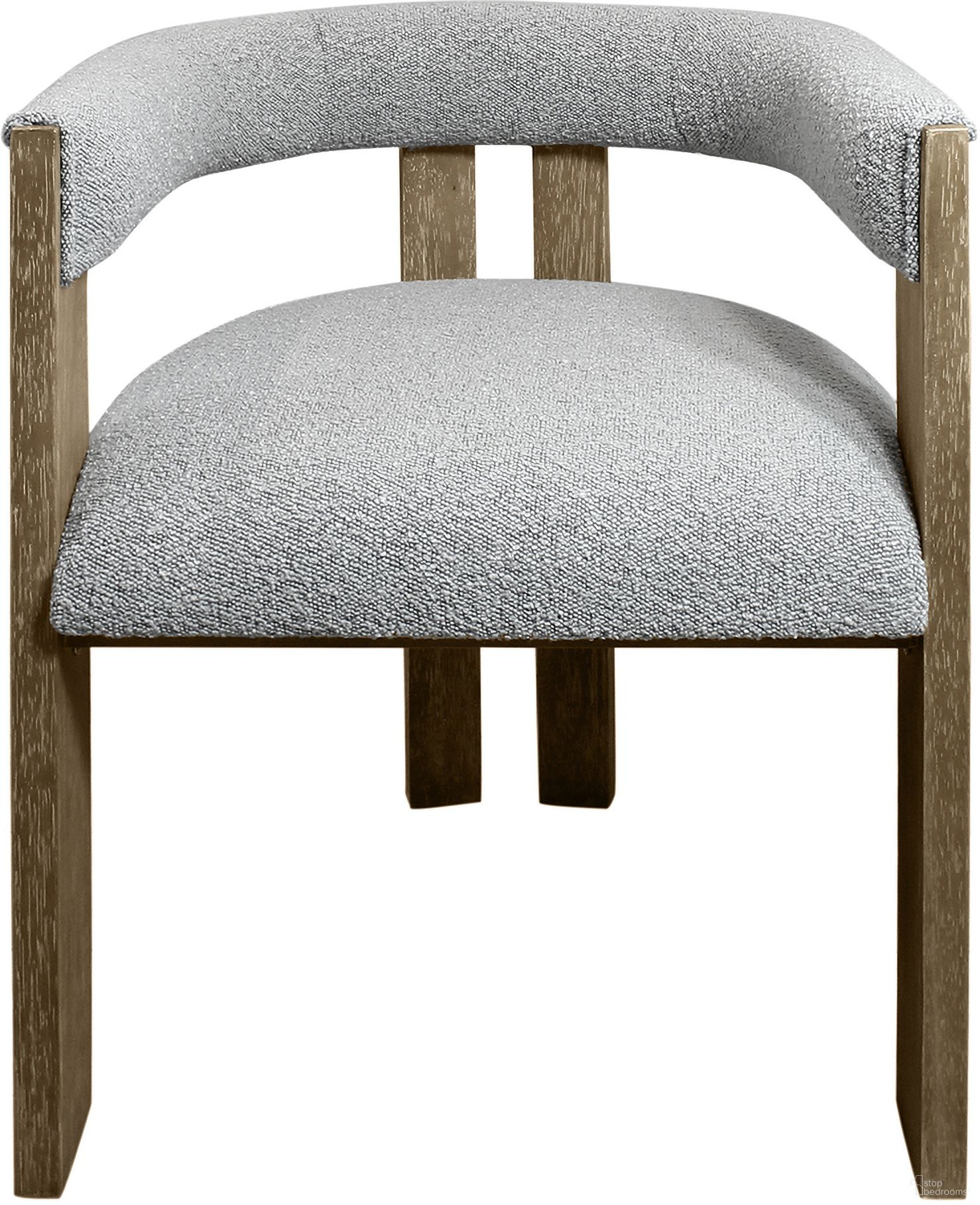 The appearance of Trish Solid Wood Dining Arm Chair In Gray designed by Moti in the coastal interior design. This gray piece of furniture was selected by 1StopBedrooms from Trish Collection to add a touch of cosiness and style into your home. Sku: 88011101. Material: Wood. Chair Type: Arm Chair.