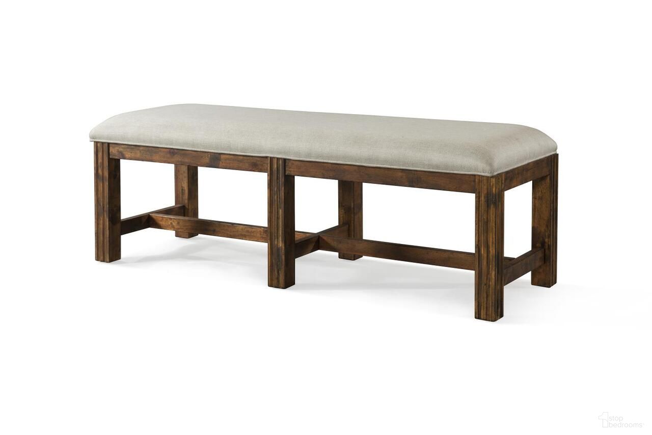 The appearance of Trisha Yearwood Home Carroll Bench In Coffee designed by Legacy Classic in the traditional interior design. This coffee piece of furniture  was selected by 1StopBedrooms from Trisha Yearwood Home Collection to add a touch of cosiness and style into your home. Sku: TY920-823. Material: Acacia.